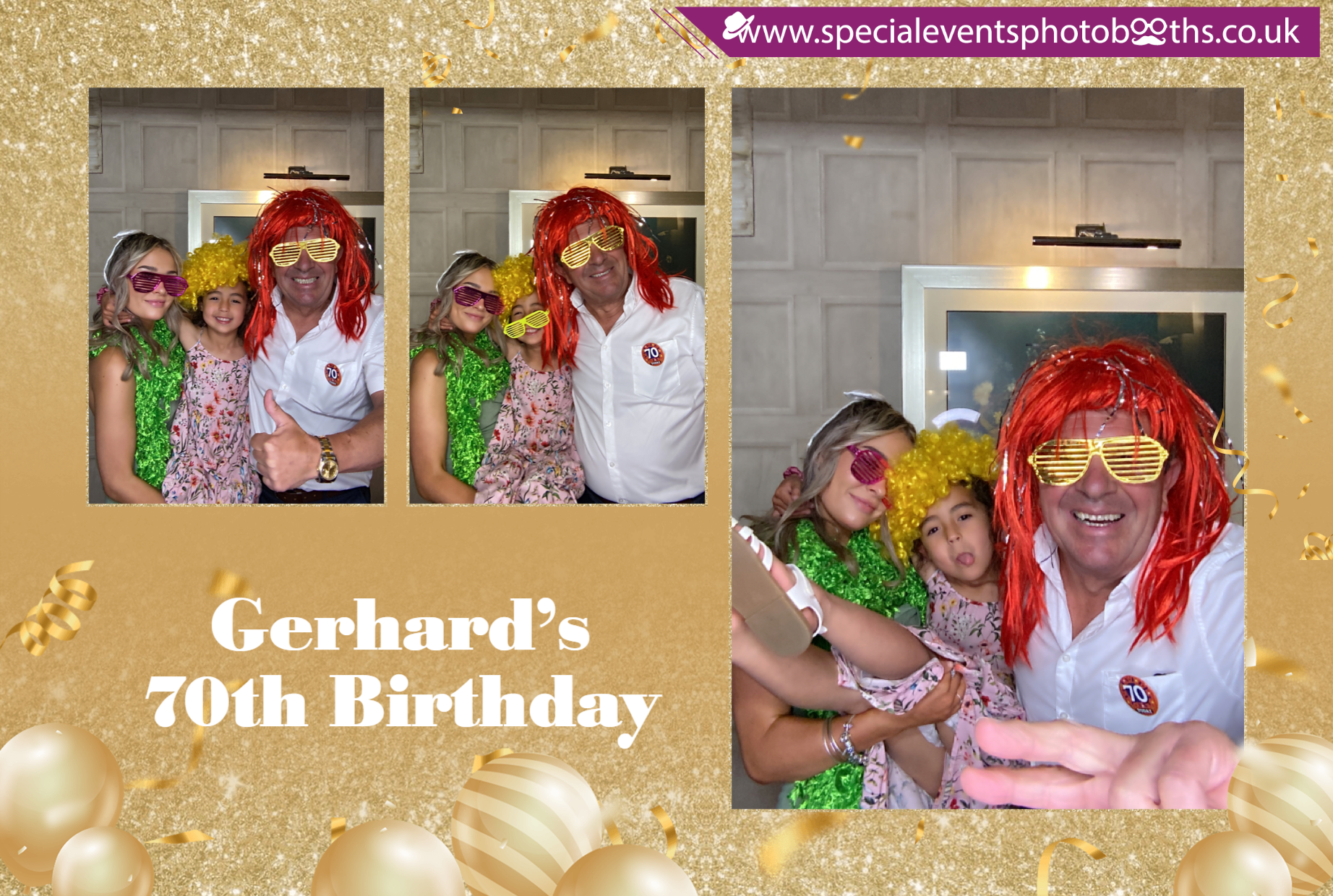 Gerhard’s 70th Birthday | View more photos from the event at my.specialeventsphotobooths.co.uk/u/SpecialEventsPhotoBooths/Gerhard’s-70th-Birthday