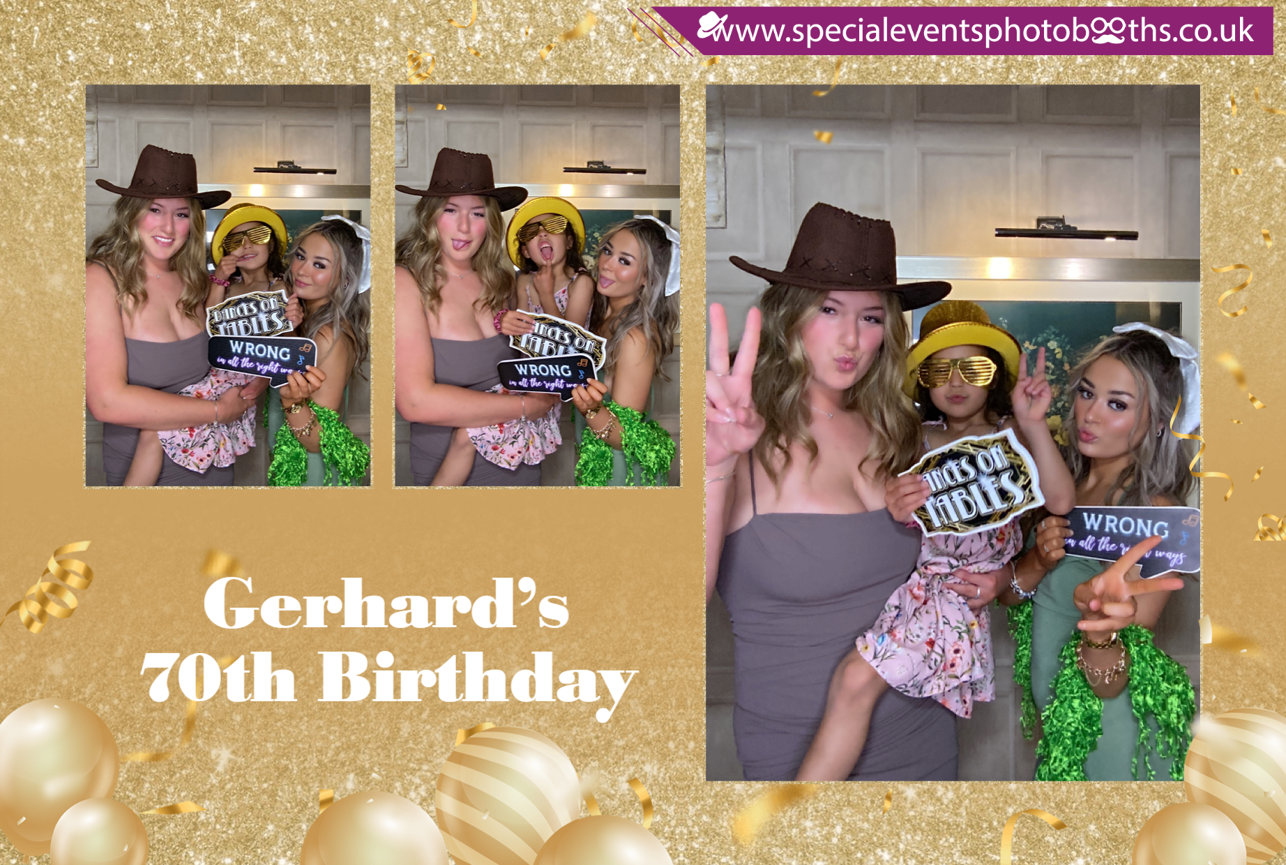 Gerhard’s 70th Birthday | View more photos from the event at my.specialeventsphotobooths.co.uk/u/SpecialEventsPhotoBooths/Gerhard’s-70th-Birthday