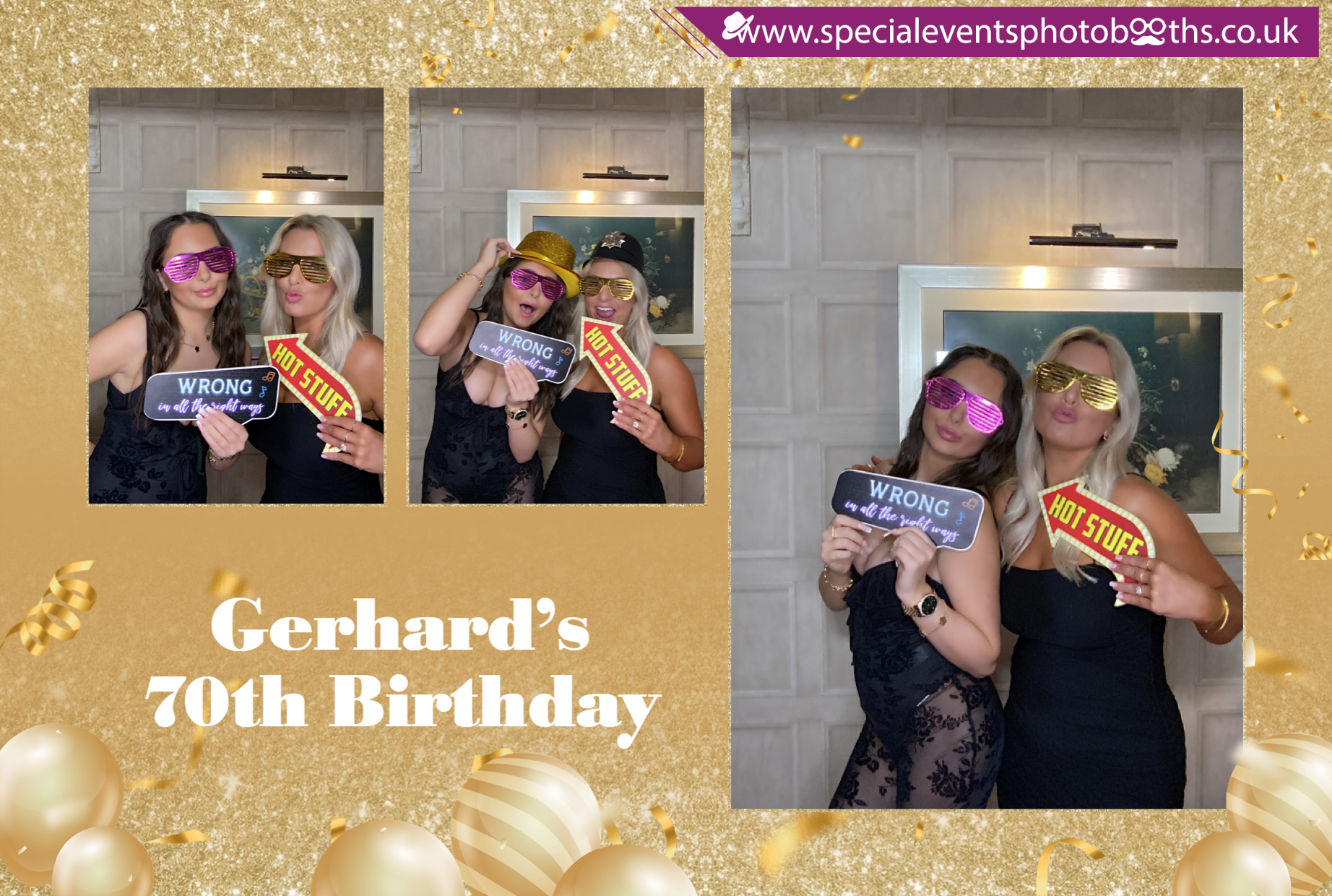 Gerhard’s 70th Birthday | View more photos from the event at my.specialeventsphotobooths.co.uk/u/SpecialEventsPhotoBooths/Gerhard’s-70th-Birthday