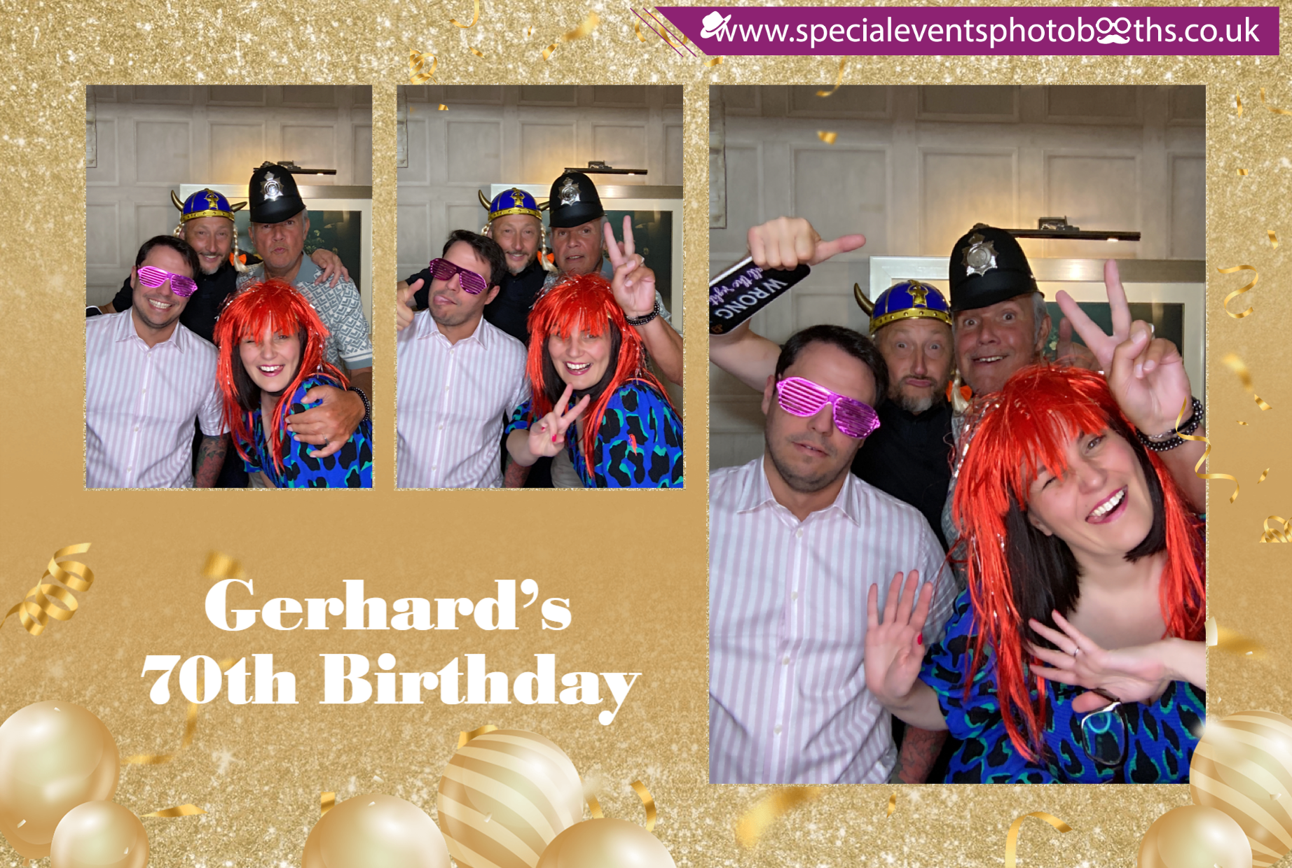 Gerhard’s 70th Birthday | View more photos from the event at my.specialeventsphotobooths.co.uk/u/SpecialEventsPhotoBooths/Gerhard’s-70th-Birthday