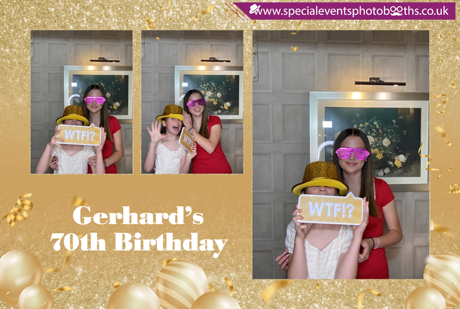 Gerhard’s 70th Birthday | View more photos from the event at my.specialeventsphotobooths.co.uk/u/SpecialEventsPhotoBooths/Gerhard’s-70th-Birthday