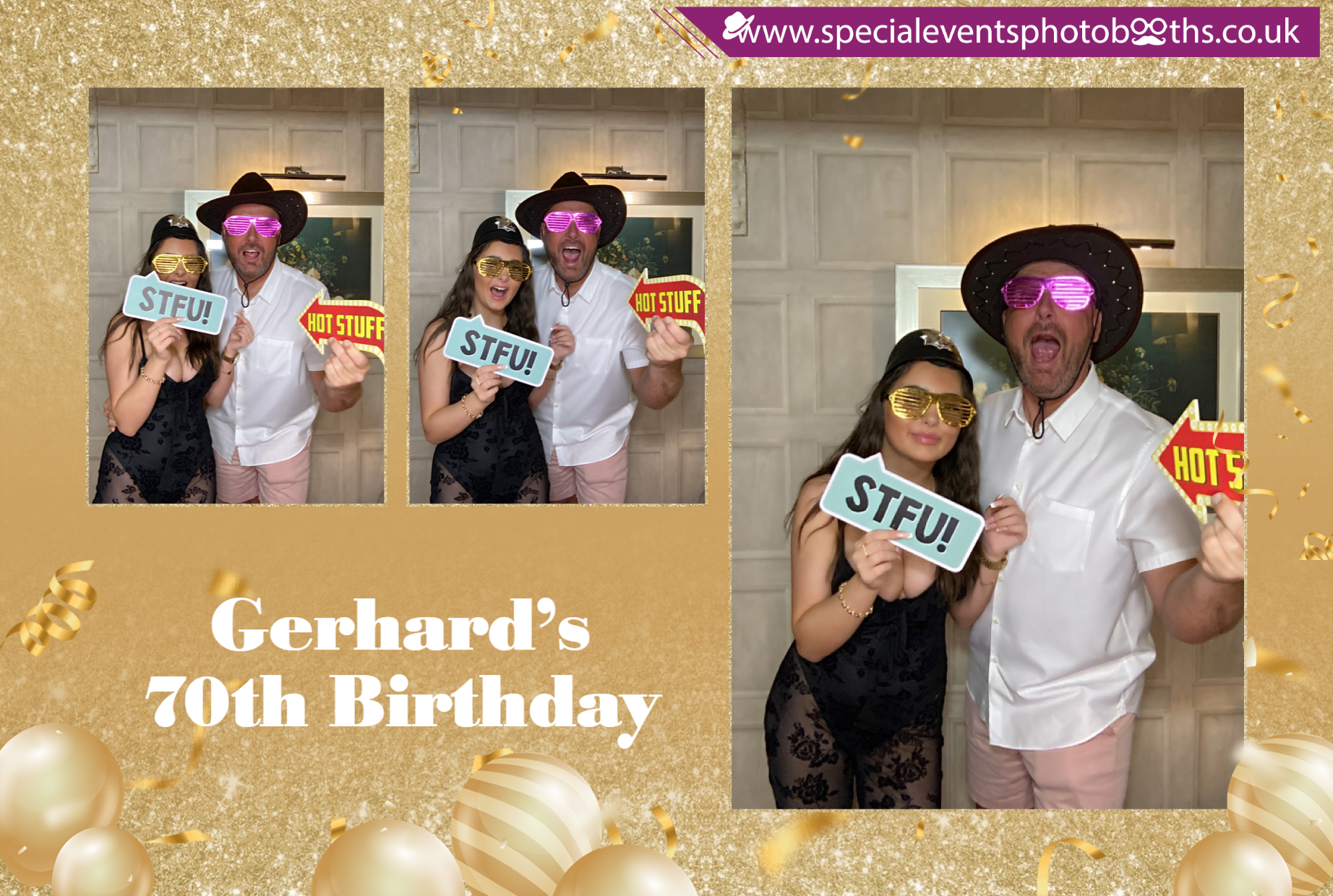 Gerhard’s 70th Birthday | View more photos from the event at my.specialeventsphotobooths.co.uk/u/SpecialEventsPhotoBooths/Gerhard’s-70th-Birthday