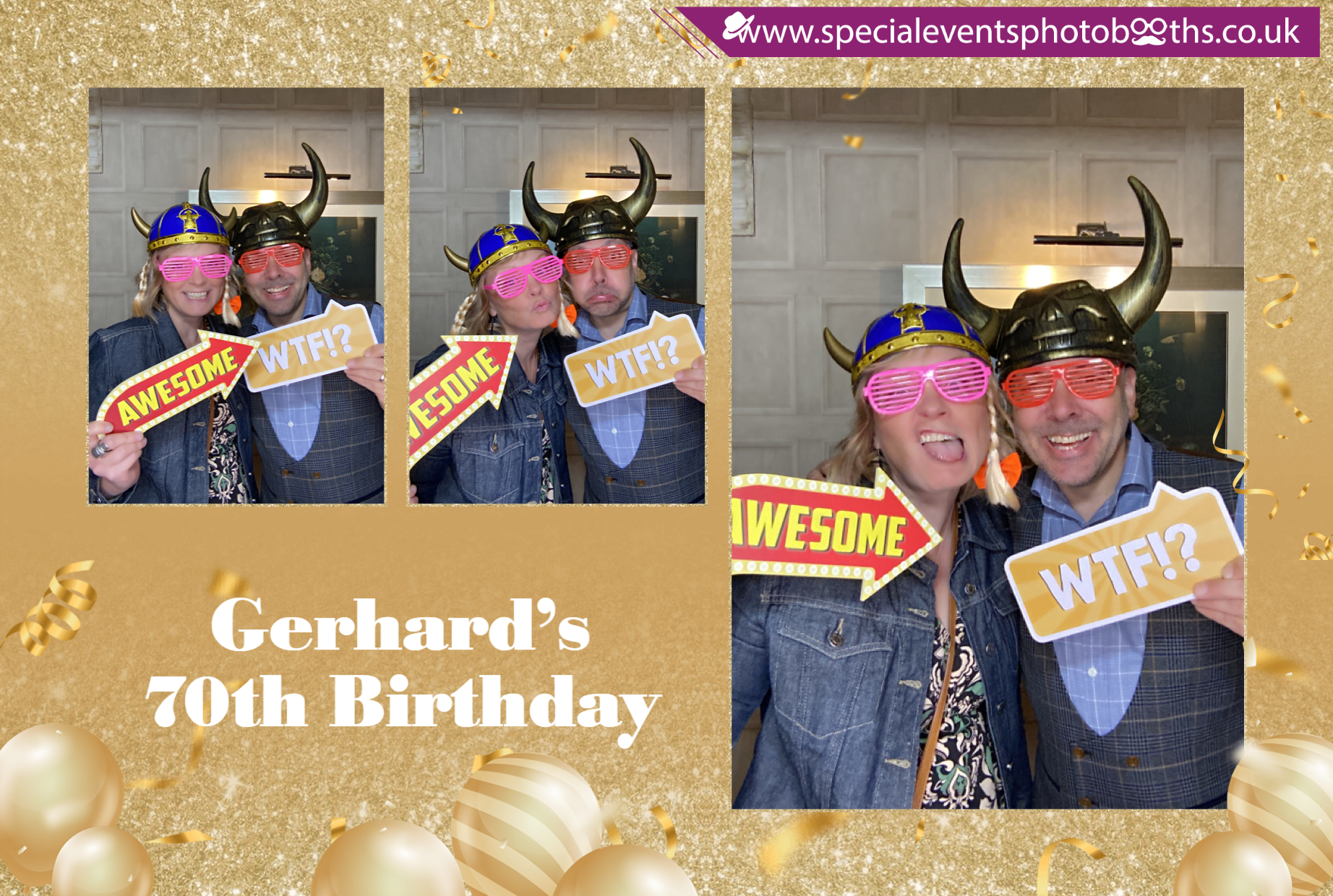 Gerhard’s 70th Birthday | View more photos from the event at my.specialeventsphotobooths.co.uk/u/SpecialEventsPhotoBooths/Gerhard’s-70th-Birthday