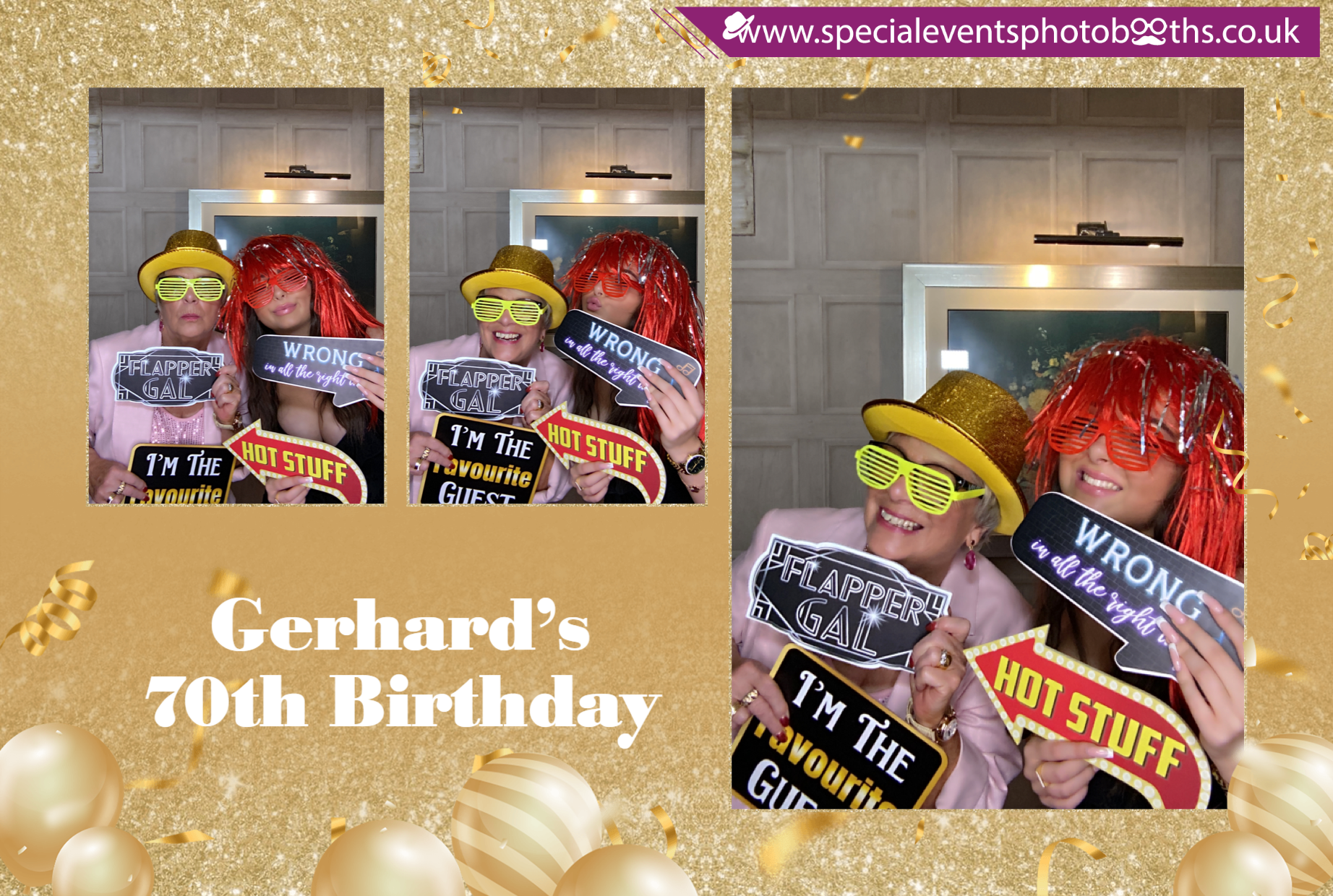 Gerhard’s 70th Birthday | View more photos from the event at my.specialeventsphotobooths.co.uk/u/SpecialEventsPhotoBooths/Gerhard’s-70th-Birthday