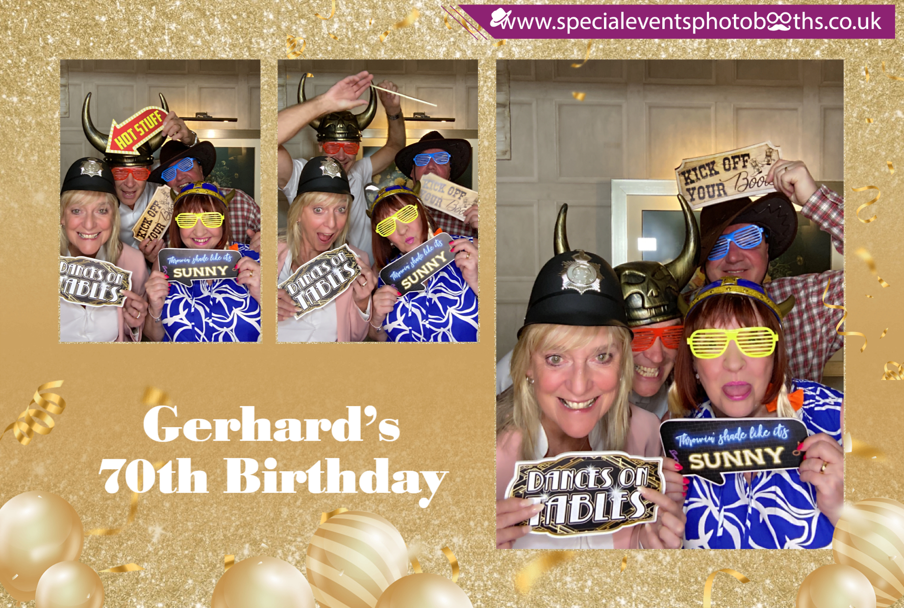 Gerhard’s 70th Birthday | View more photos from the event at my.specialeventsphotobooths.co.uk/u/SpecialEventsPhotoBooths/Gerhard’s-70th-Birthday
