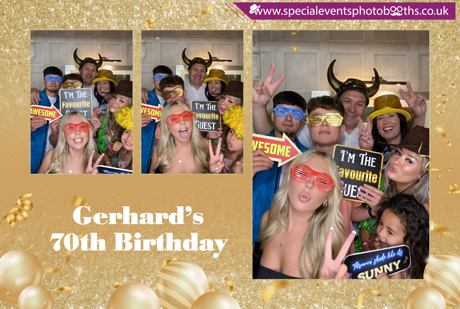 Gerhard’s 70th Birthday | View more photos from the event at my.specialeventsphotobooths.co.uk/u/SpecialEventsPhotoBooths/Gerhard’s-70th-Birthday