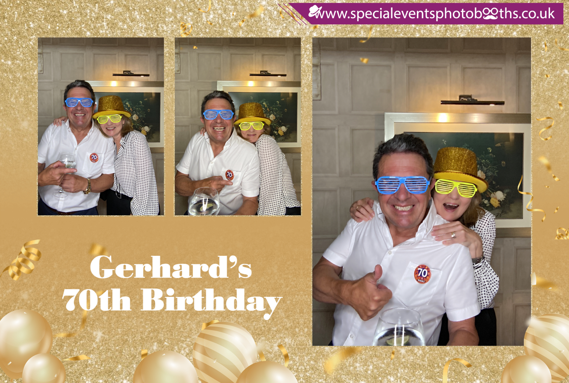 Gerhard’s 70th Birthday | View more photos from the event at my.specialeventsphotobooths.co.uk/u/SpecialEventsPhotoBooths/Gerhard’s-70th-Birthday