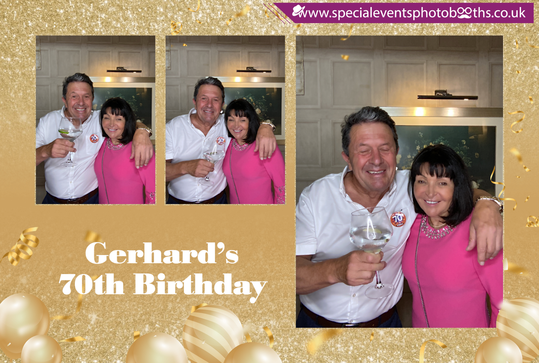 Gerhard’s 70th Birthday | View more photos from the event at my.specialeventsphotobooths.co.uk/u/SpecialEventsPhotoBooths/Gerhard’s-70th-Birthday