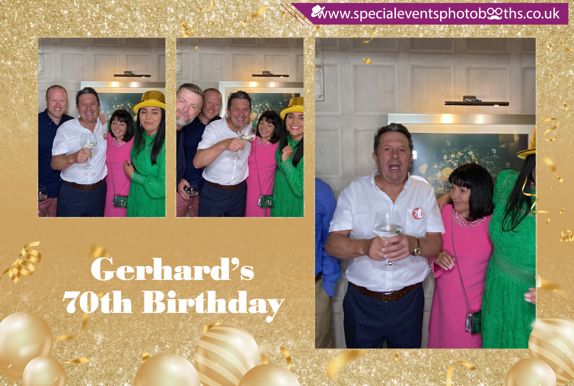 Gerhard’s 70th Birthday | View more photos from the event at my.specialeventsphotobooths.co.uk/u/SpecialEventsPhotoBooths/Gerhard’s-70th-Birthday