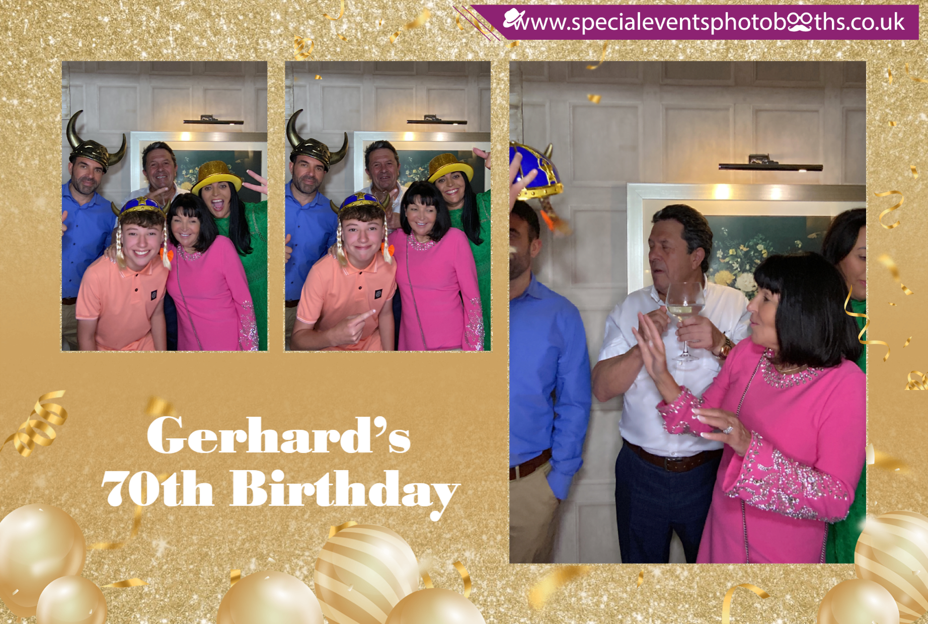 Gerhard’s 70th Birthday | View more photos from the event at my.specialeventsphotobooths.co.uk/u/SpecialEventsPhotoBooths/Gerhard’s-70th-Birthday