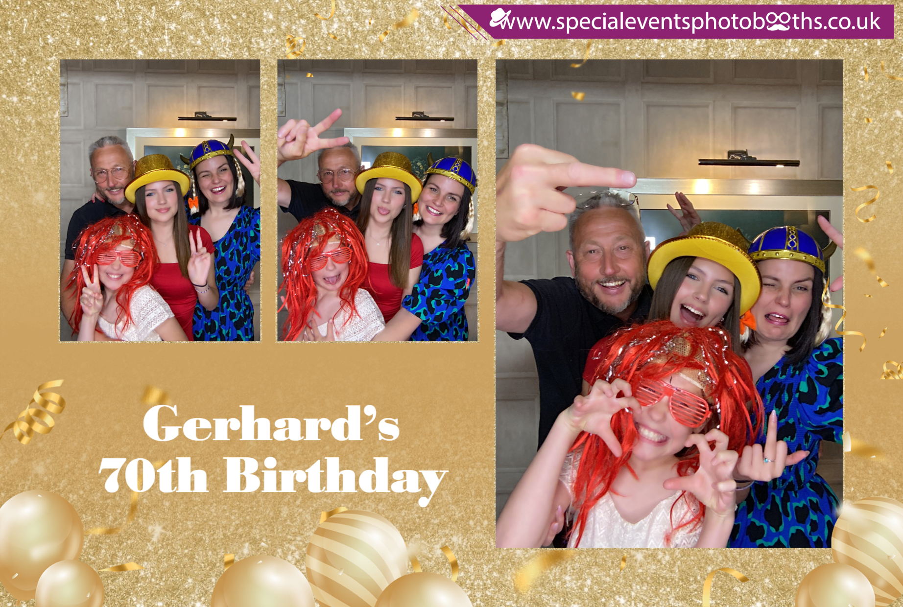 Gerhard’s 70th Birthday | View more photos from the event at my.specialeventsphotobooths.co.uk/u/SpecialEventsPhotoBooths/Gerhard’s-70th-Birthday