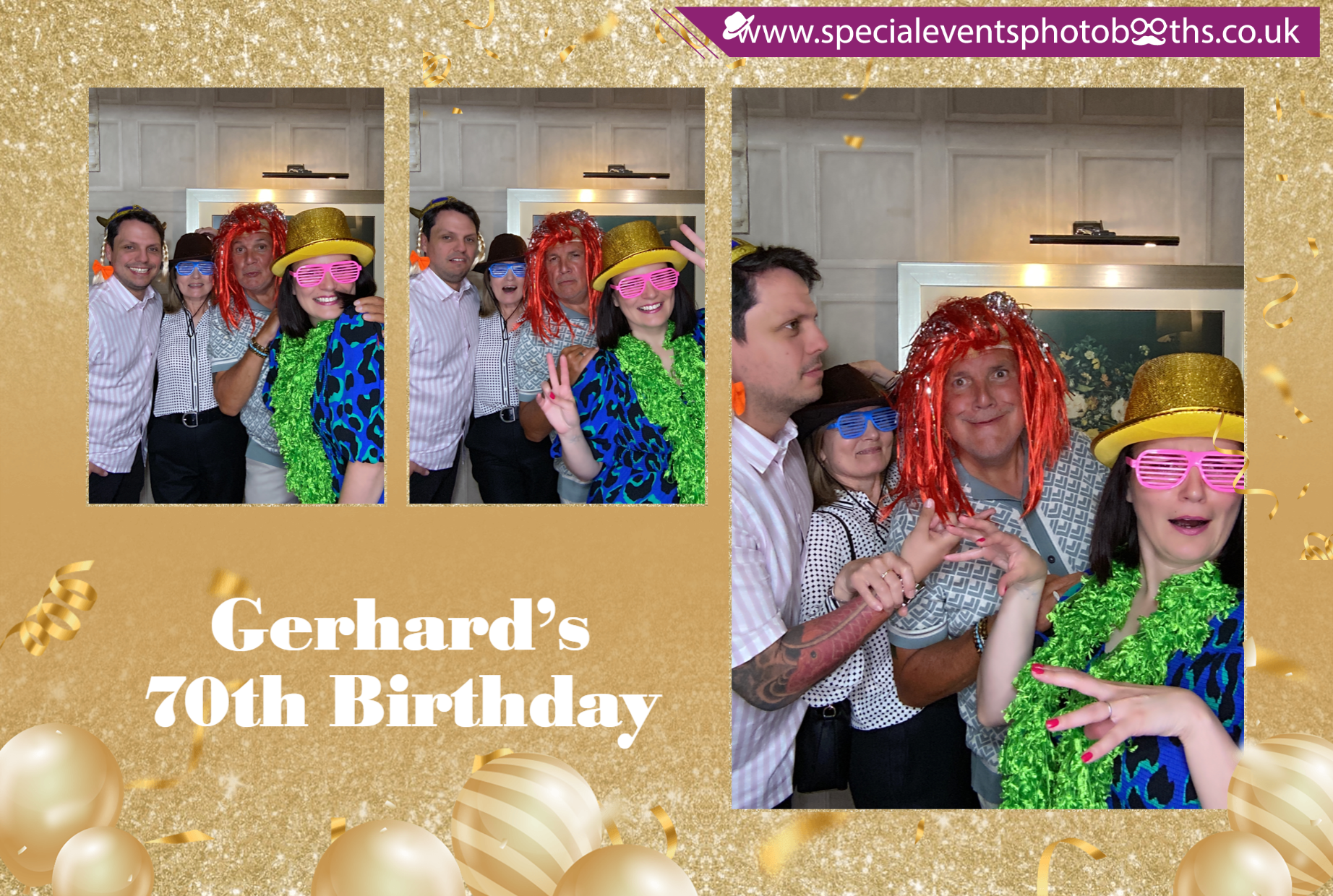 Gerhard’s 70th Birthday | View more photos from the event at my.specialeventsphotobooths.co.uk/u/SpecialEventsPhotoBooths/Gerhard’s-70th-Birthday