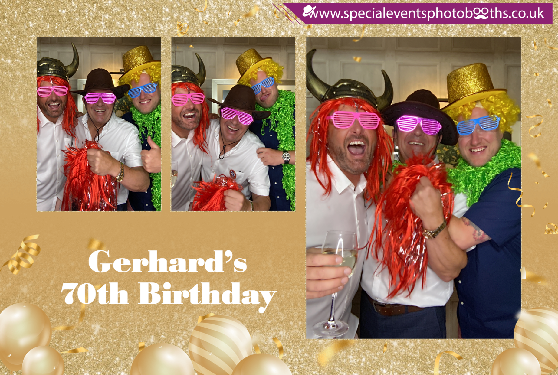 Gerhard’s 70th Birthday | View more photos from the event at my.specialeventsphotobooths.co.uk/u/SpecialEventsPhotoBooths/Gerhard’s-70th-Birthday