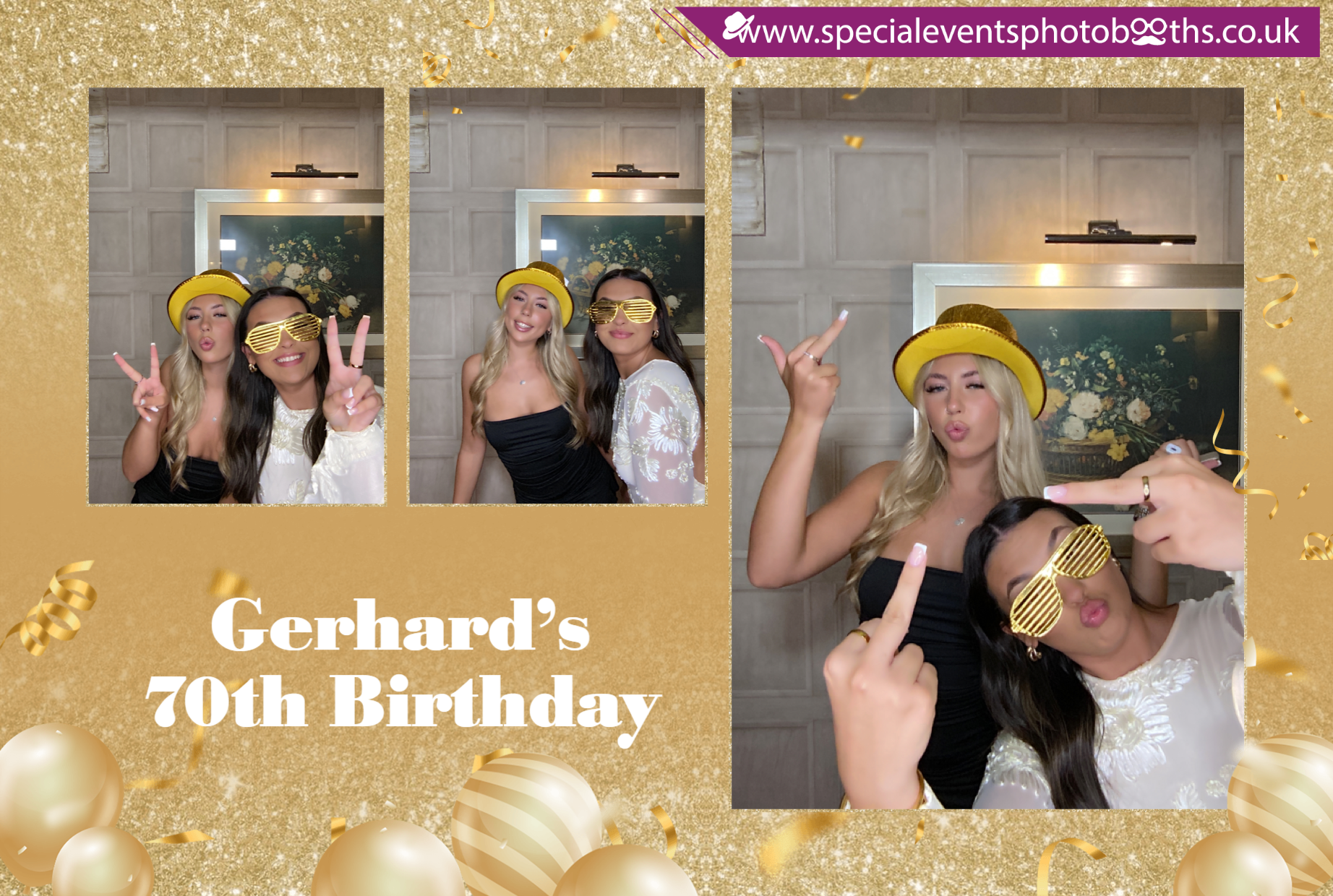 Gerhard’s 70th Birthday | View more photos from the event at my.specialeventsphotobooths.co.uk/u/SpecialEventsPhotoBooths/Gerhard’s-70th-Birthday