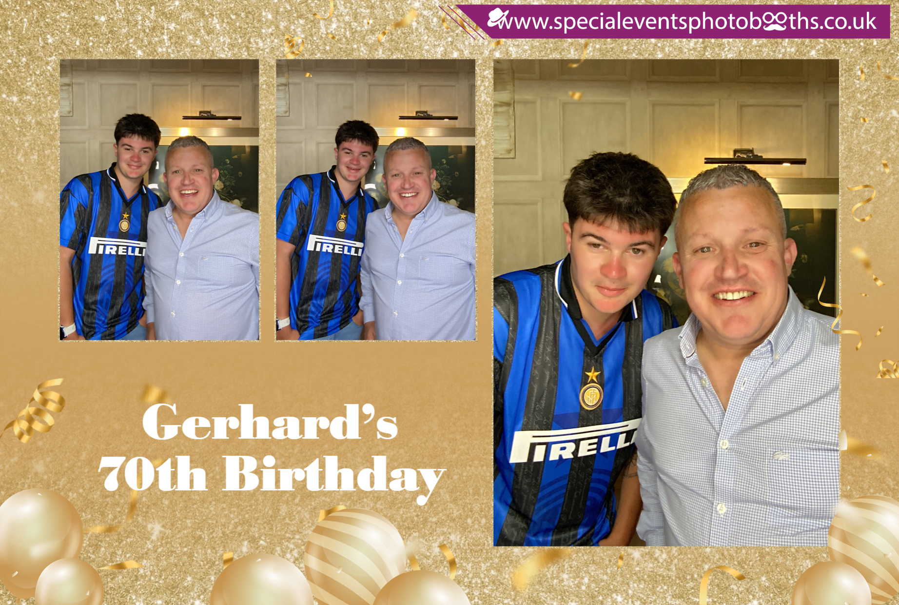 Gerhard’s 70th Birthday | View more photos from the event at my.specialeventsphotobooths.co.uk/u/SpecialEventsPhotoBooths/Gerhard’s-70th-Birthday