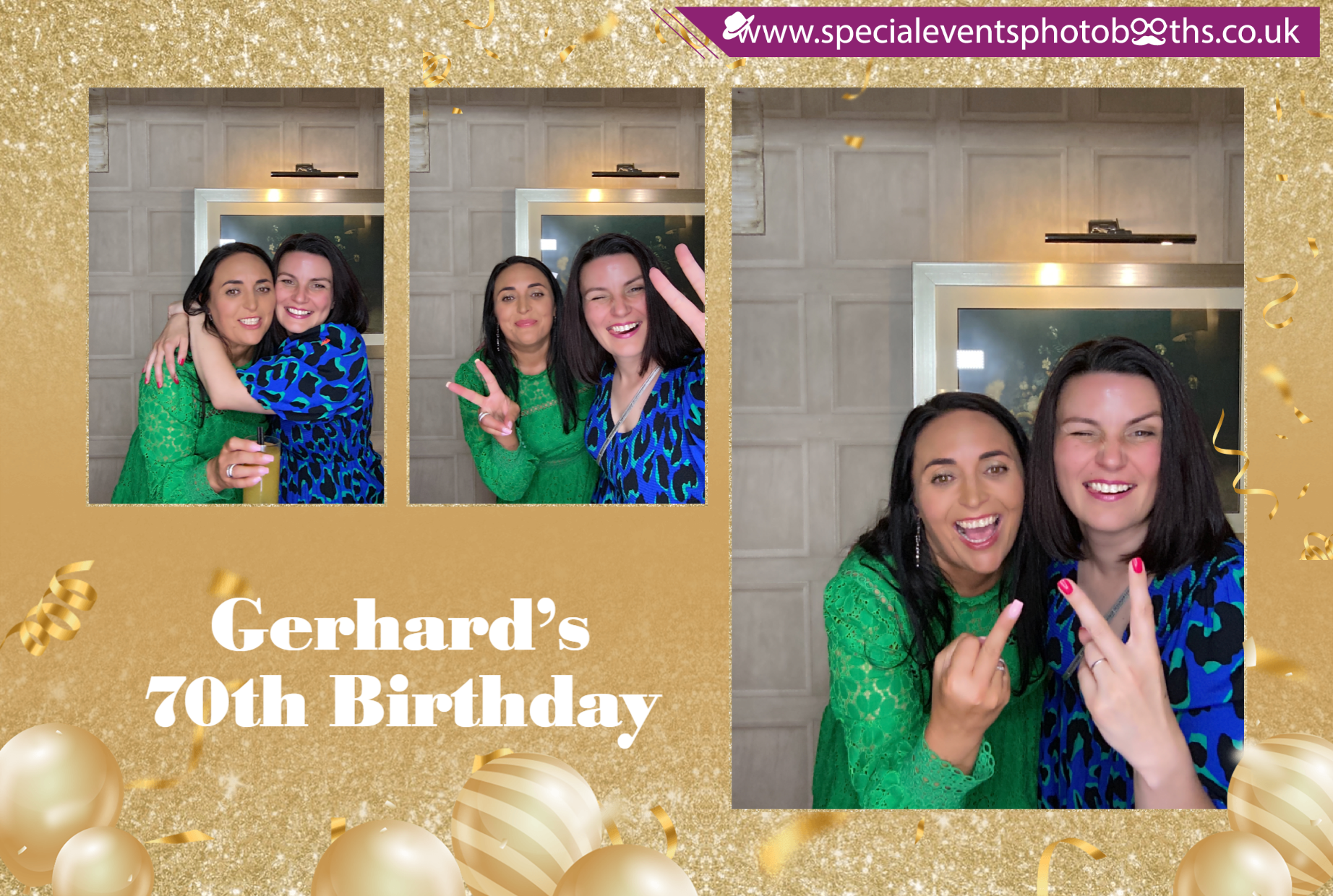Gerhard’s 70th Birthday | View more photos from the event at my.specialeventsphotobooths.co.uk/u/SpecialEventsPhotoBooths/Gerhard’s-70th-Birthday