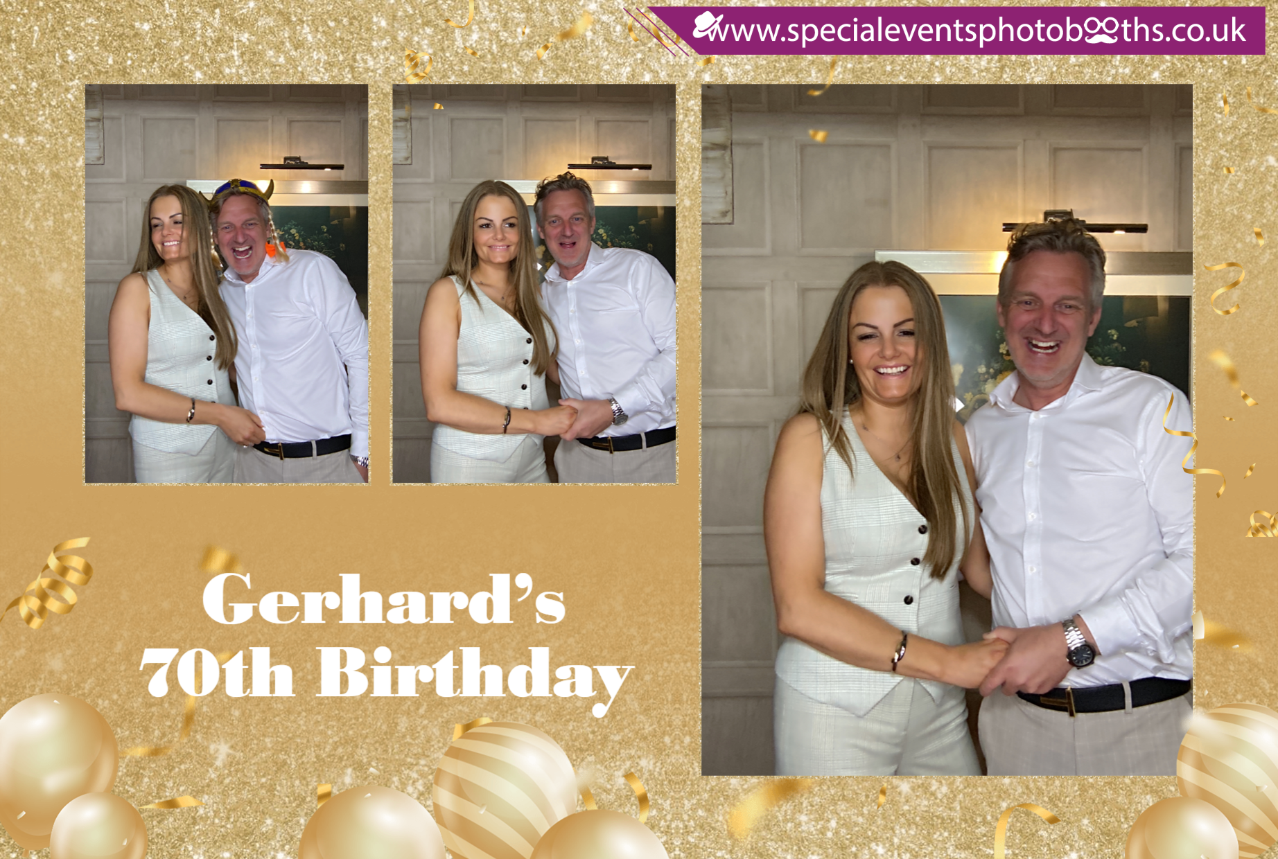 Gerhard’s 70th Birthday | View more photos from the event at my.specialeventsphotobooths.co.uk/u/SpecialEventsPhotoBooths/Gerhard’s-70th-Birthday