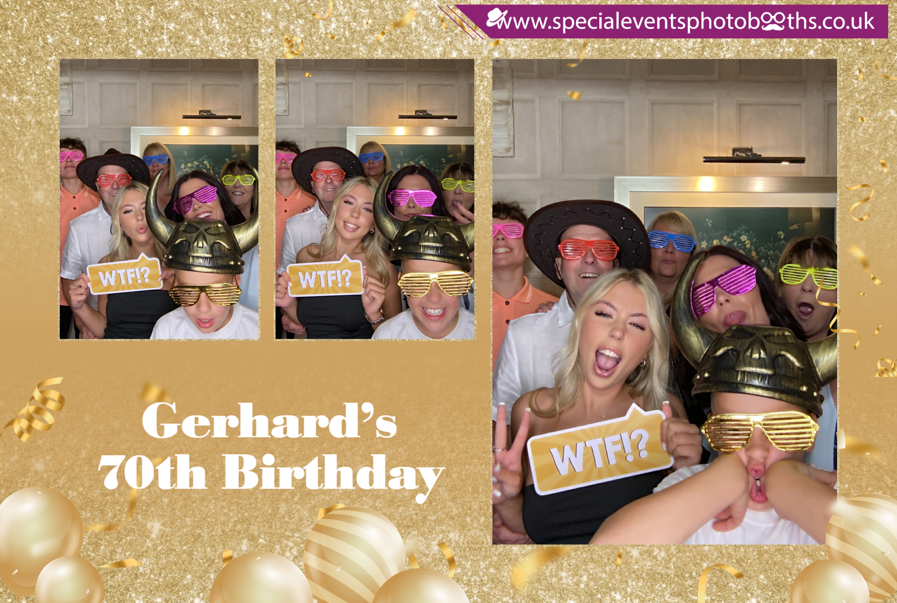 Gerhard’s 70th Birthday | View more photos from the event at my.specialeventsphotobooths.co.uk/u/SpecialEventsPhotoBooths/Gerhard’s-70th-Birthday