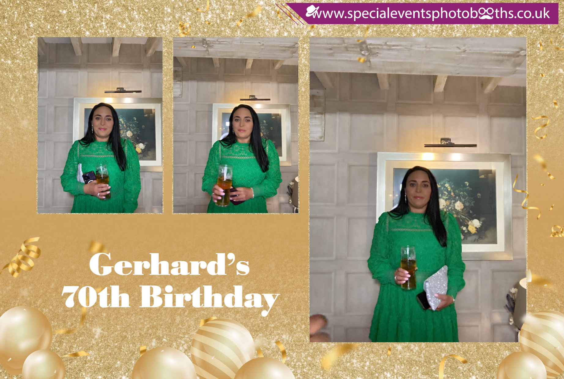 Gerhard’s 70th Birthday | View more photos from the event at my.specialeventsphotobooths.co.uk/u/SpecialEventsPhotoBooths/Gerhard’s-70th-Birthday