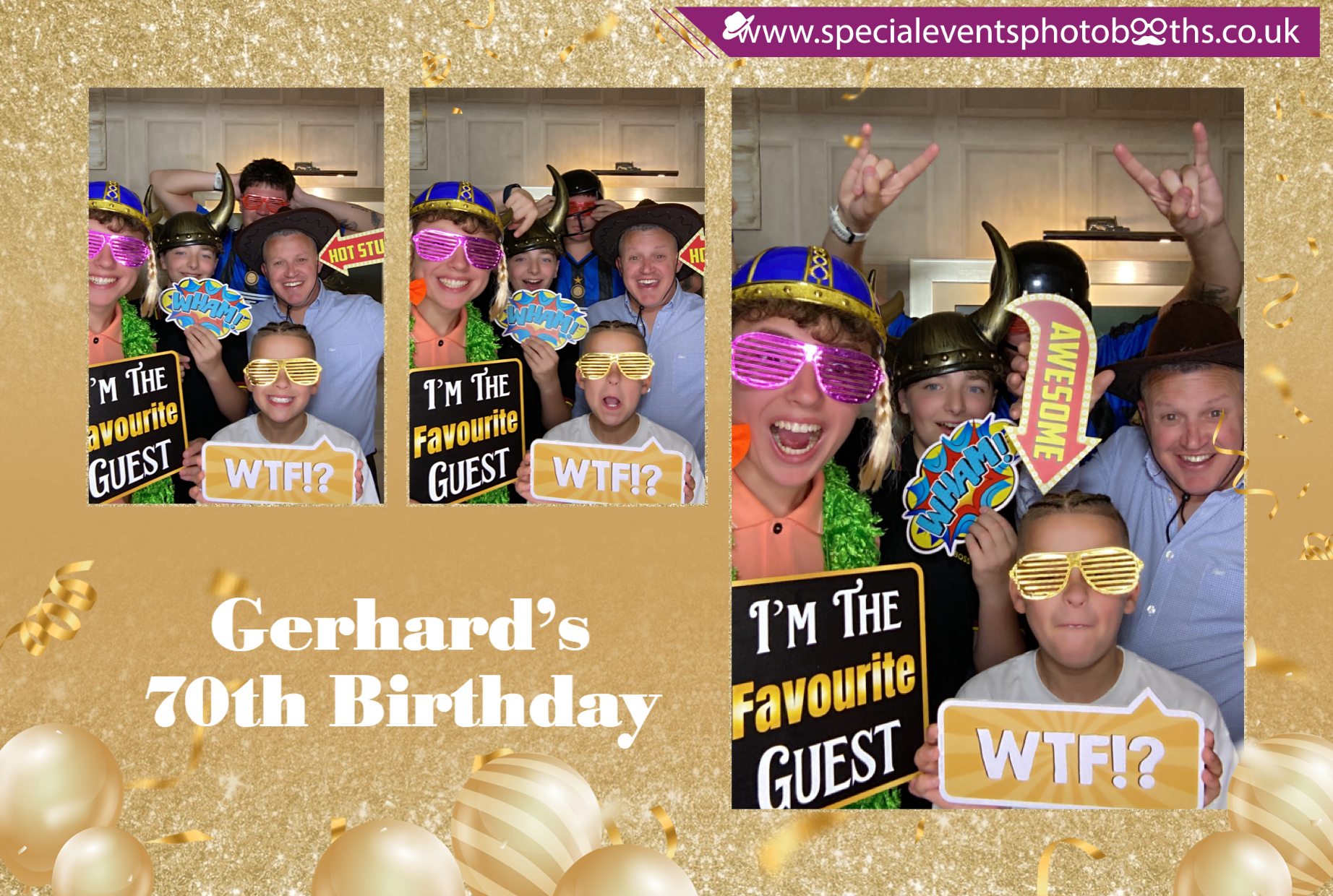 Gerhard’s 70th Birthday | View more photos from the event at my.specialeventsphotobooths.co.uk/u/SpecialEventsPhotoBooths/Gerhard’s-70th-Birthday