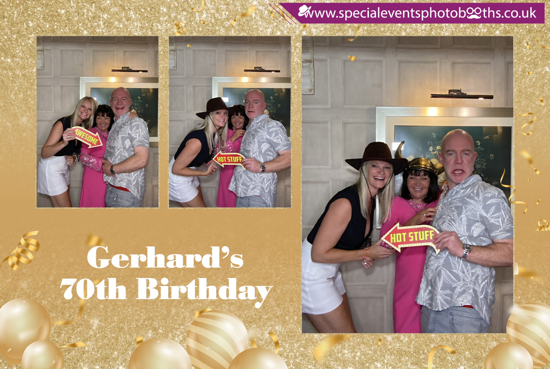 Gerhard’s 70th Birthday | View more photos from the event at my.specialeventsphotobooths.co.uk/u/SpecialEventsPhotoBooths/Gerhard’s-70th-Birthday