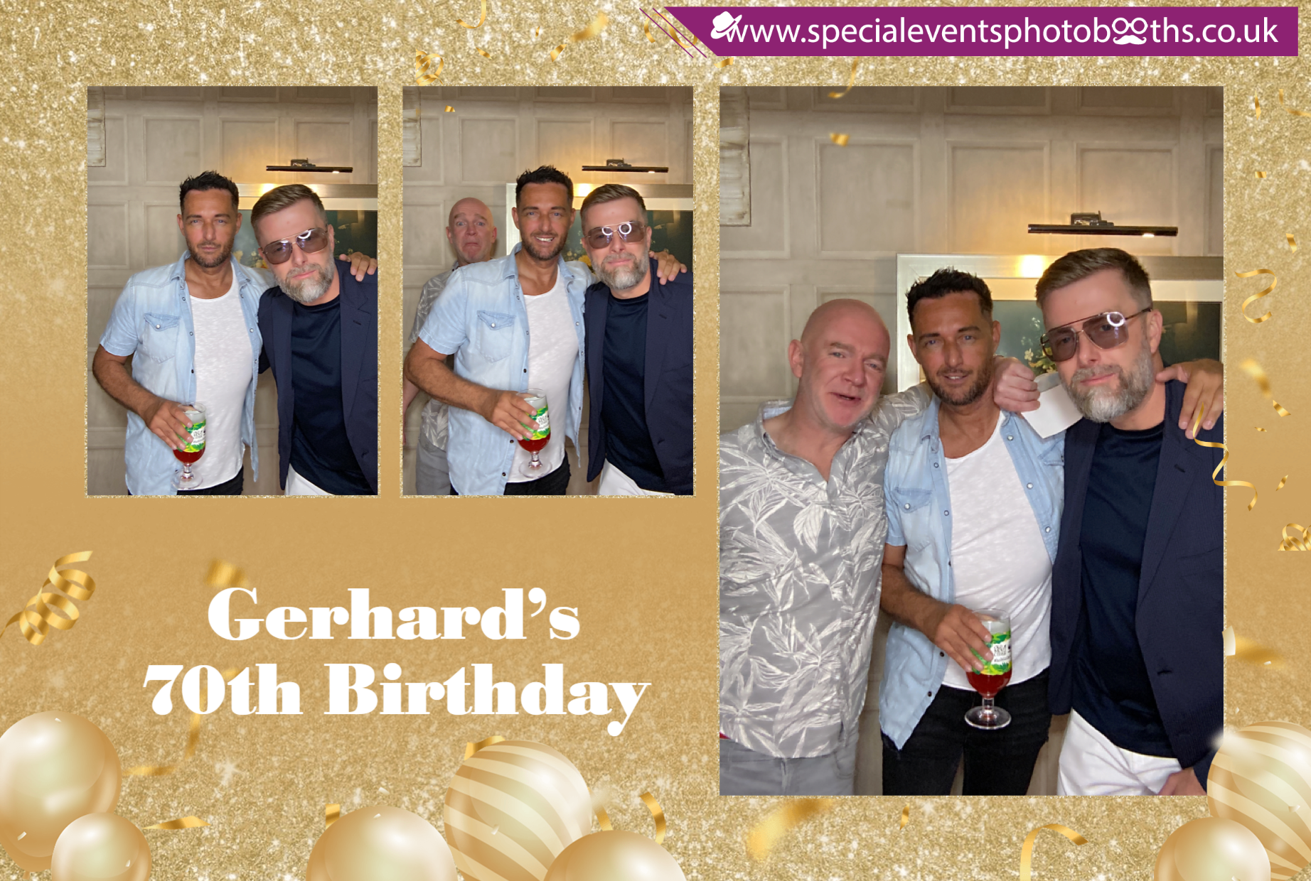Gerhard’s 70th Birthday | View more photos from the event at my.specialeventsphotobooths.co.uk/u/SpecialEventsPhotoBooths/Gerhard’s-70th-Birthday