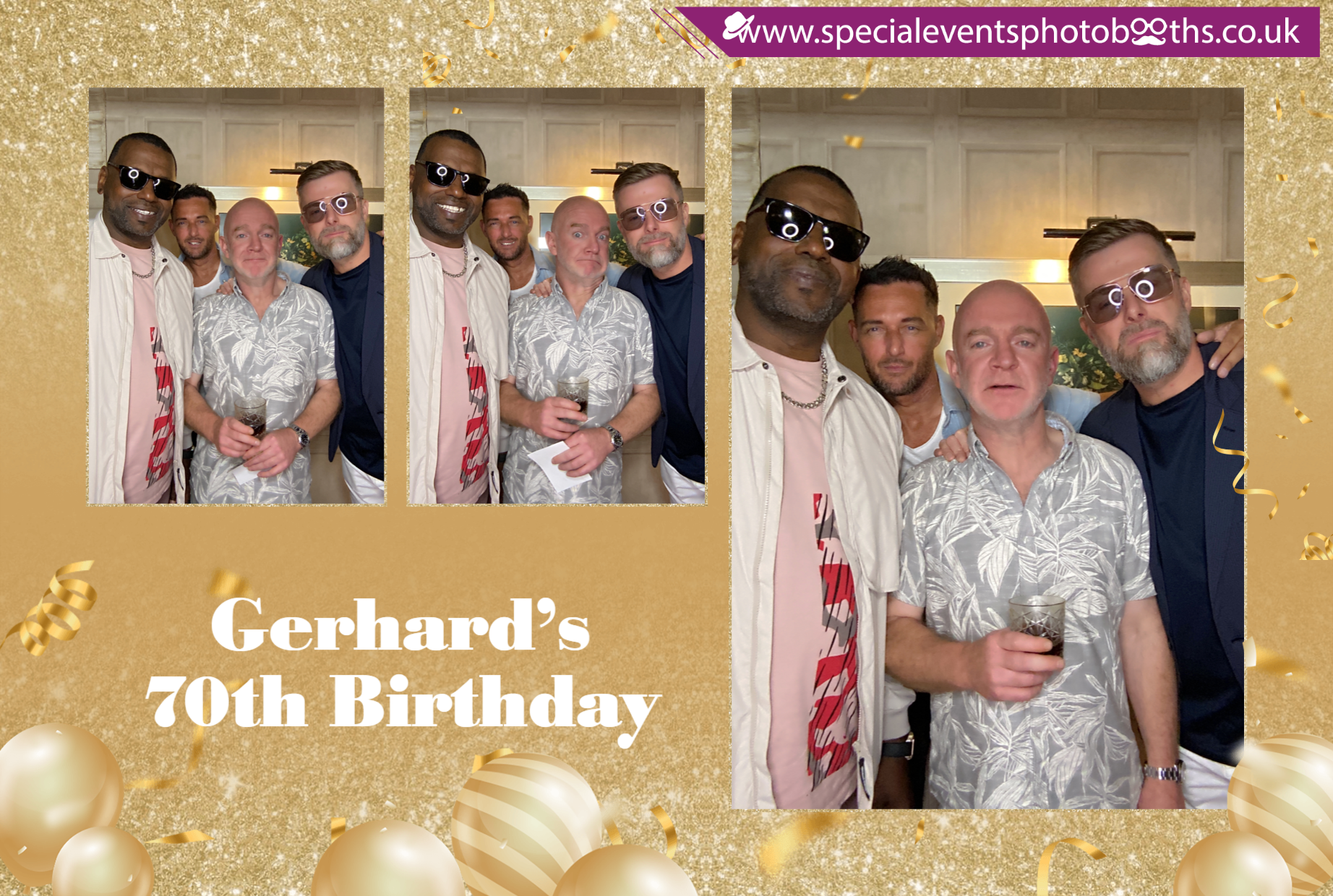Gerhard’s 70th Birthday | View more photos from the event at my.specialeventsphotobooths.co.uk/u/SpecialEventsPhotoBooths/Gerhard’s-70th-Birthday