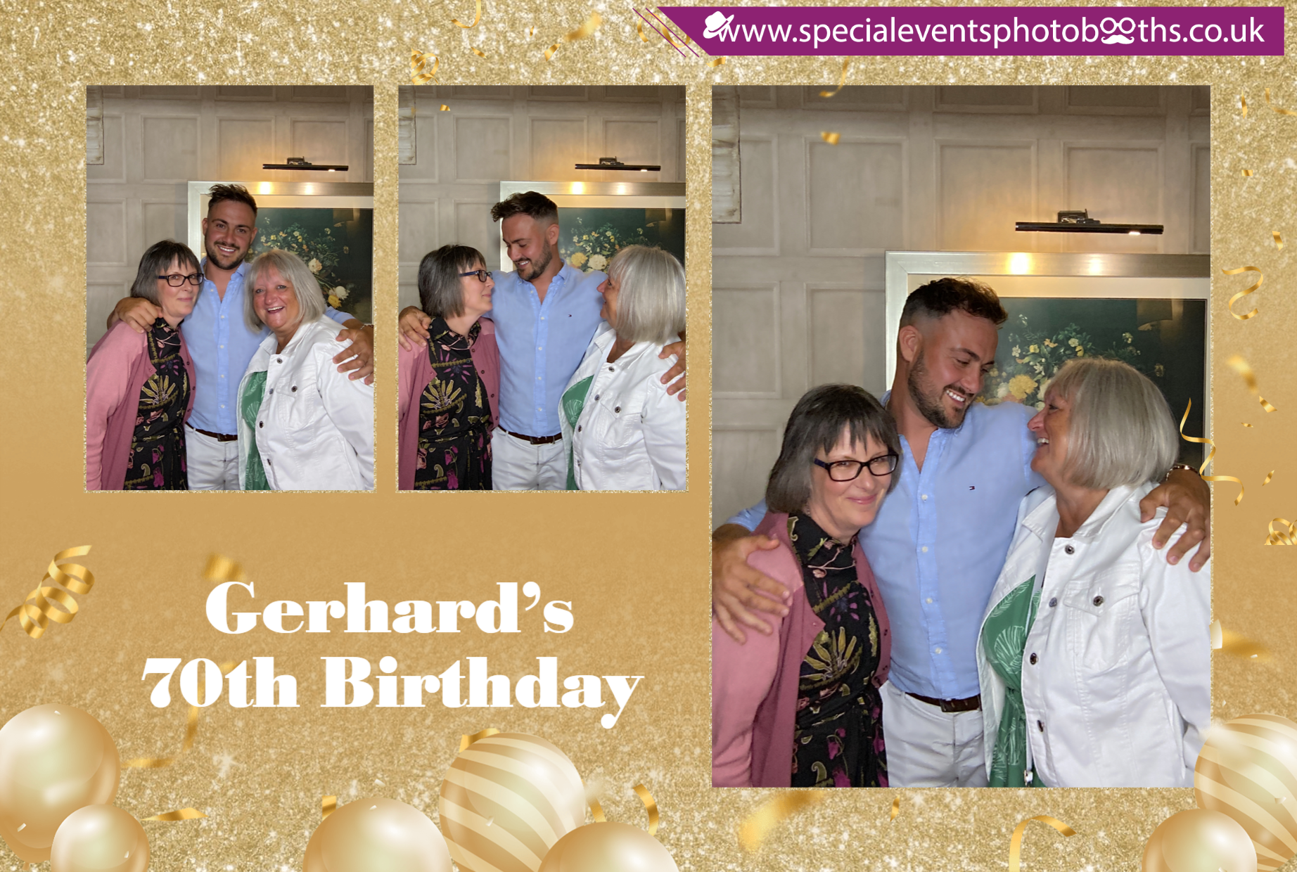 Gerhard’s 70th Birthday | View more photos from the event at my.specialeventsphotobooths.co.uk/u/SpecialEventsPhotoBooths/Gerhard’s-70th-Birthday