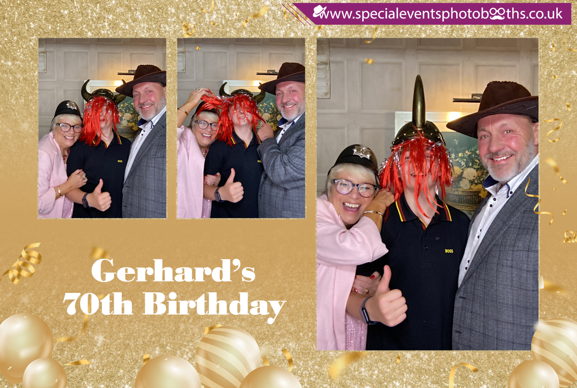 Gerhard’s 70th Birthday | View more photos from the event at my.specialeventsphotobooths.co.uk/u/SpecialEventsPhotoBooths/Gerhard’s-70th-Birthday