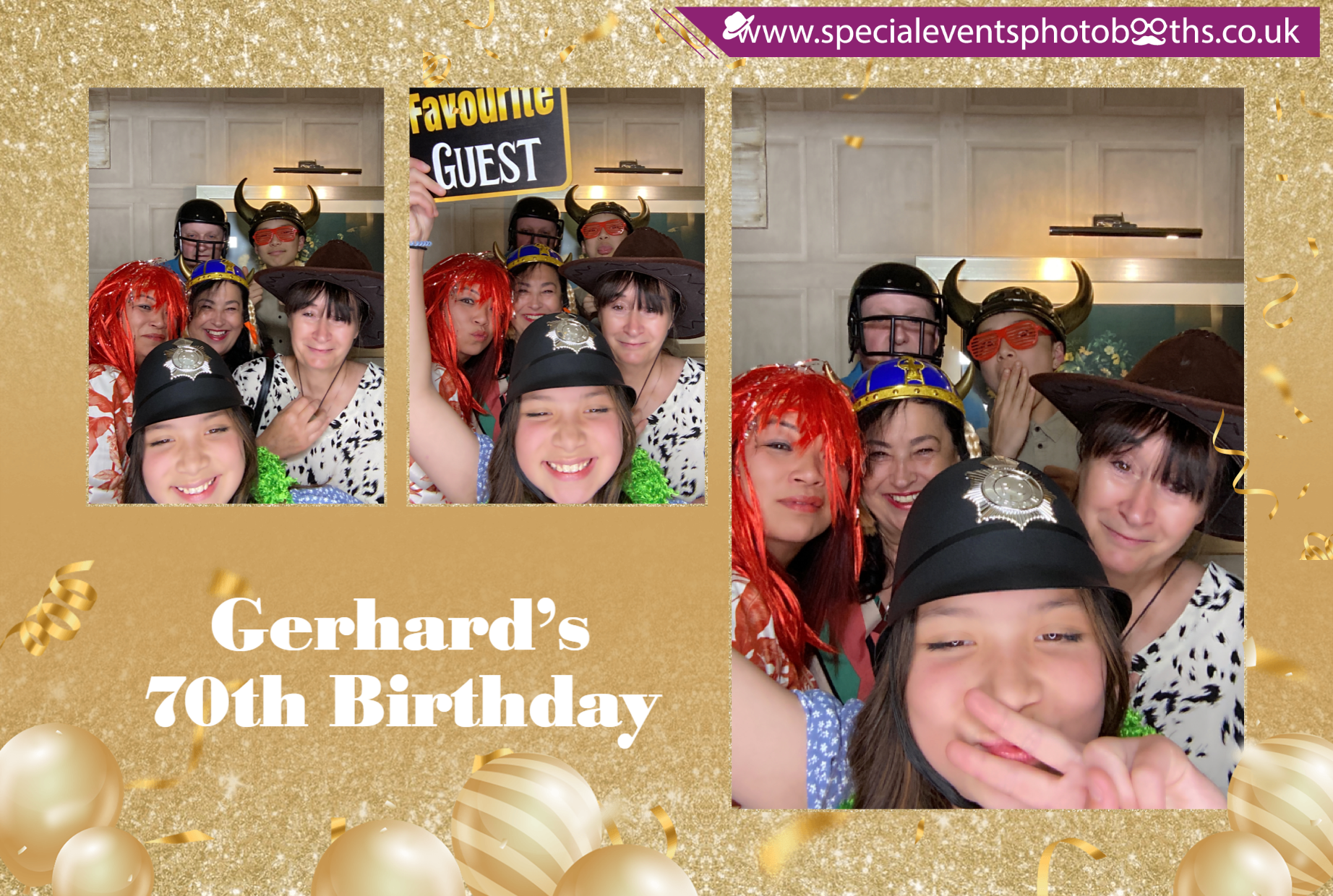 Gerhard’s 70th Birthday | View more photos from the event at my.specialeventsphotobooths.co.uk/u/SpecialEventsPhotoBooths/Gerhard’s-70th-Birthday