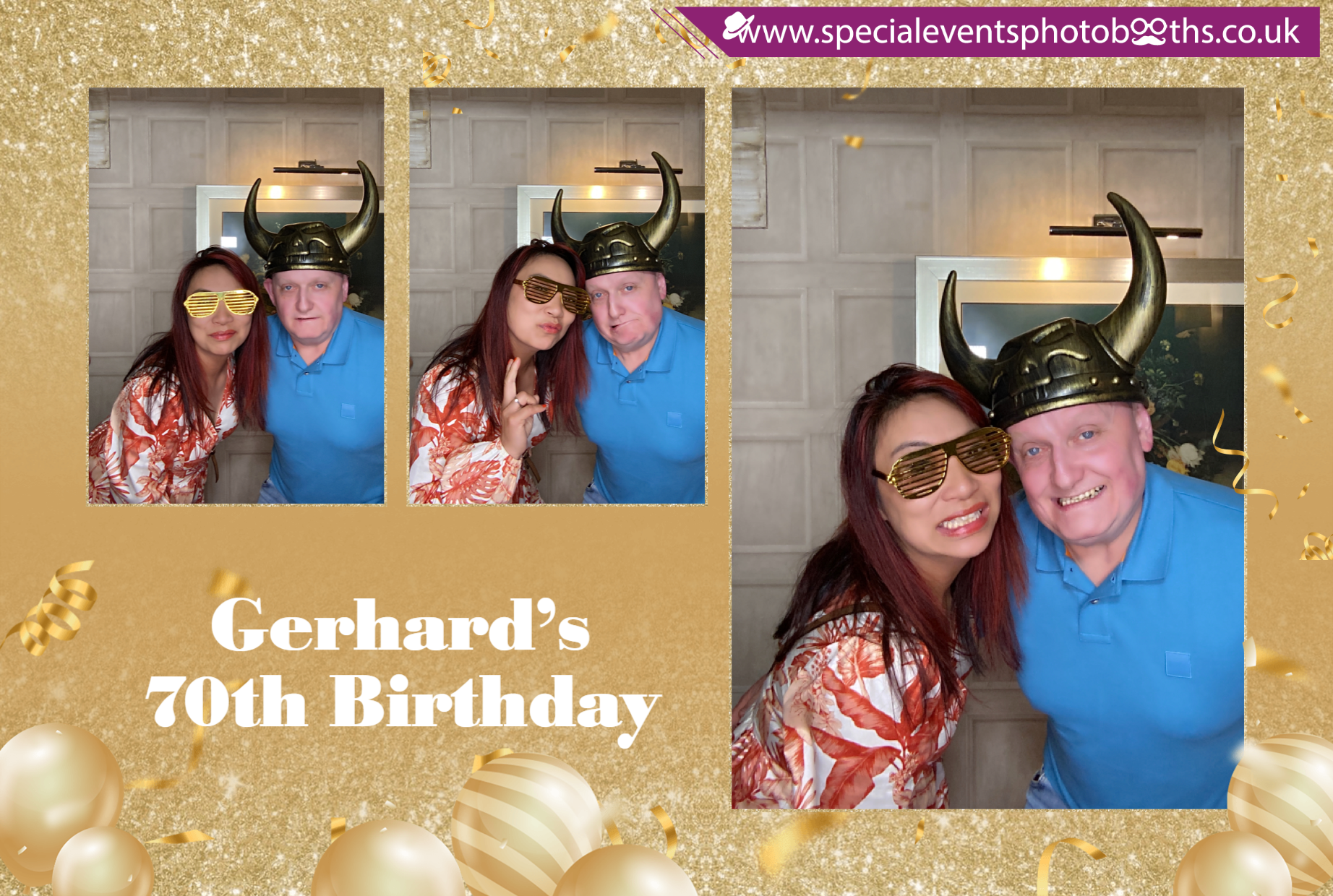 Gerhard’s 70th Birthday | View more photos from the event at my.specialeventsphotobooths.co.uk/u/SpecialEventsPhotoBooths/Gerhard’s-70th-Birthday