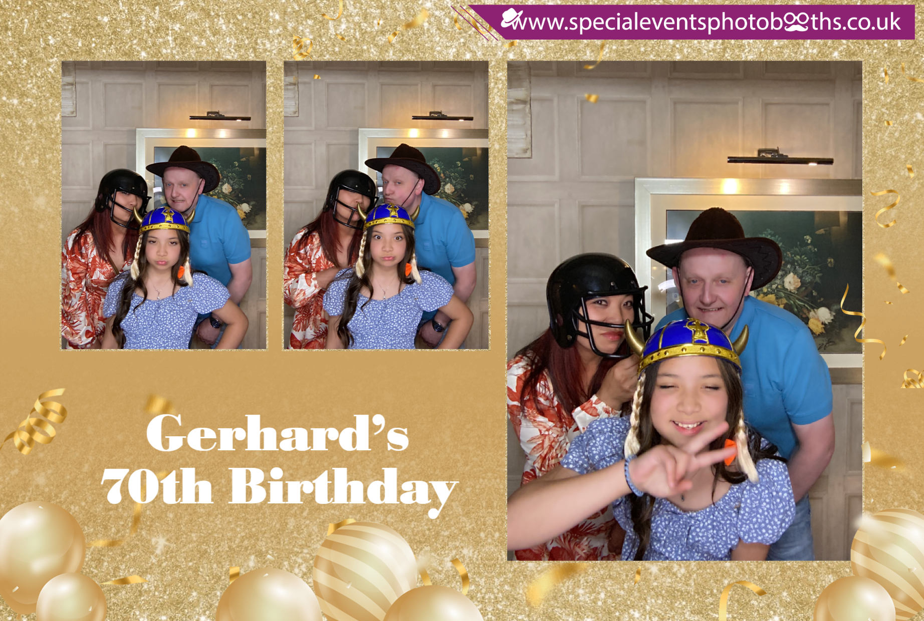 Gerhard’s 70th Birthday | View more photos from the event at my.specialeventsphotobooths.co.uk/u/SpecialEventsPhotoBooths/Gerhard’s-70th-Birthday