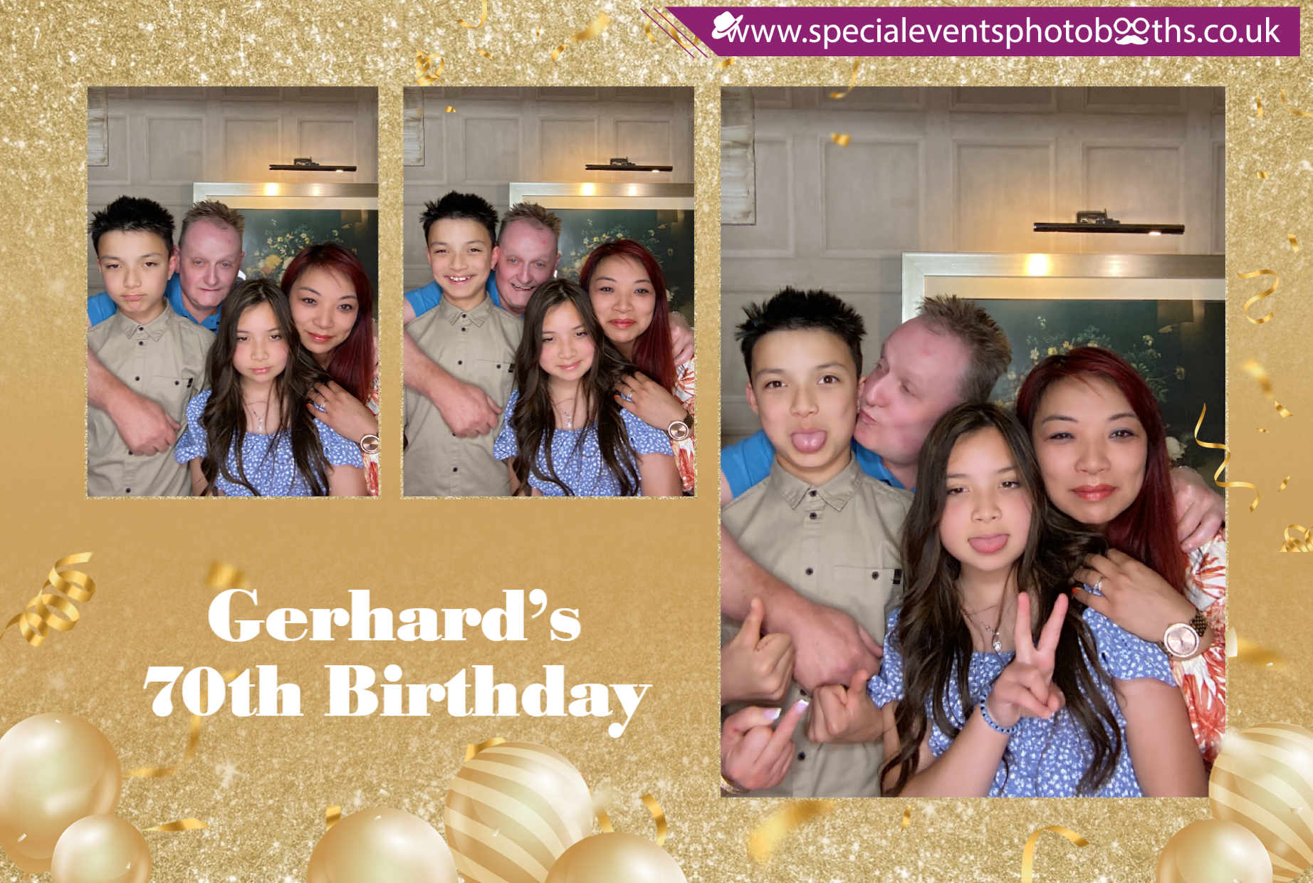 Gerhard’s 70th Birthday | View more photos from the event at my.specialeventsphotobooths.co.uk/u/SpecialEventsPhotoBooths/Gerhard’s-70th-Birthday