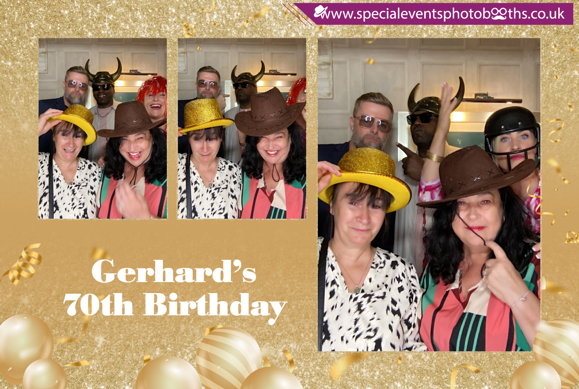 Gerhard’s 70th Birthday | View more photos from the event at my.specialeventsphotobooths.co.uk/u/SpecialEventsPhotoBooths/Gerhard’s-70th-Birthday