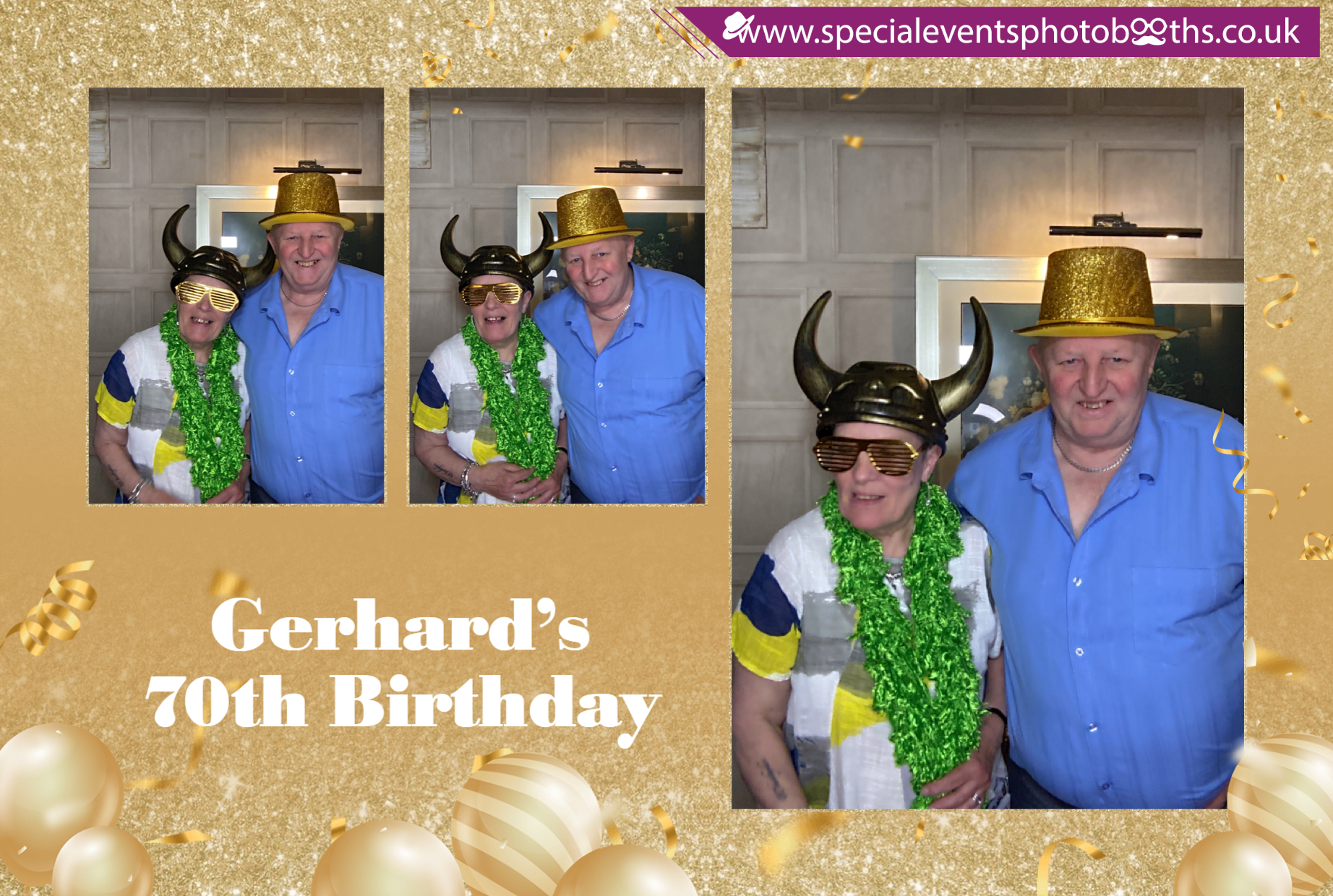 Gerhard’s 70th Birthday | View more photos from the event at my.specialeventsphotobooths.co.uk/u/SpecialEventsPhotoBooths/Gerhard’s-70th-Birthday