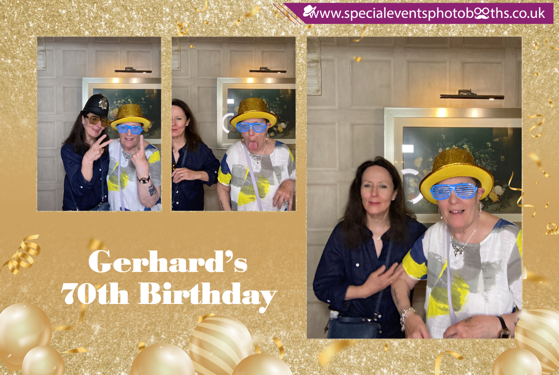 Gerhard’s 70th Birthday | View more photos from the event at my.specialeventsphotobooths.co.uk/u/SpecialEventsPhotoBooths/Gerhard’s-70th-Birthday