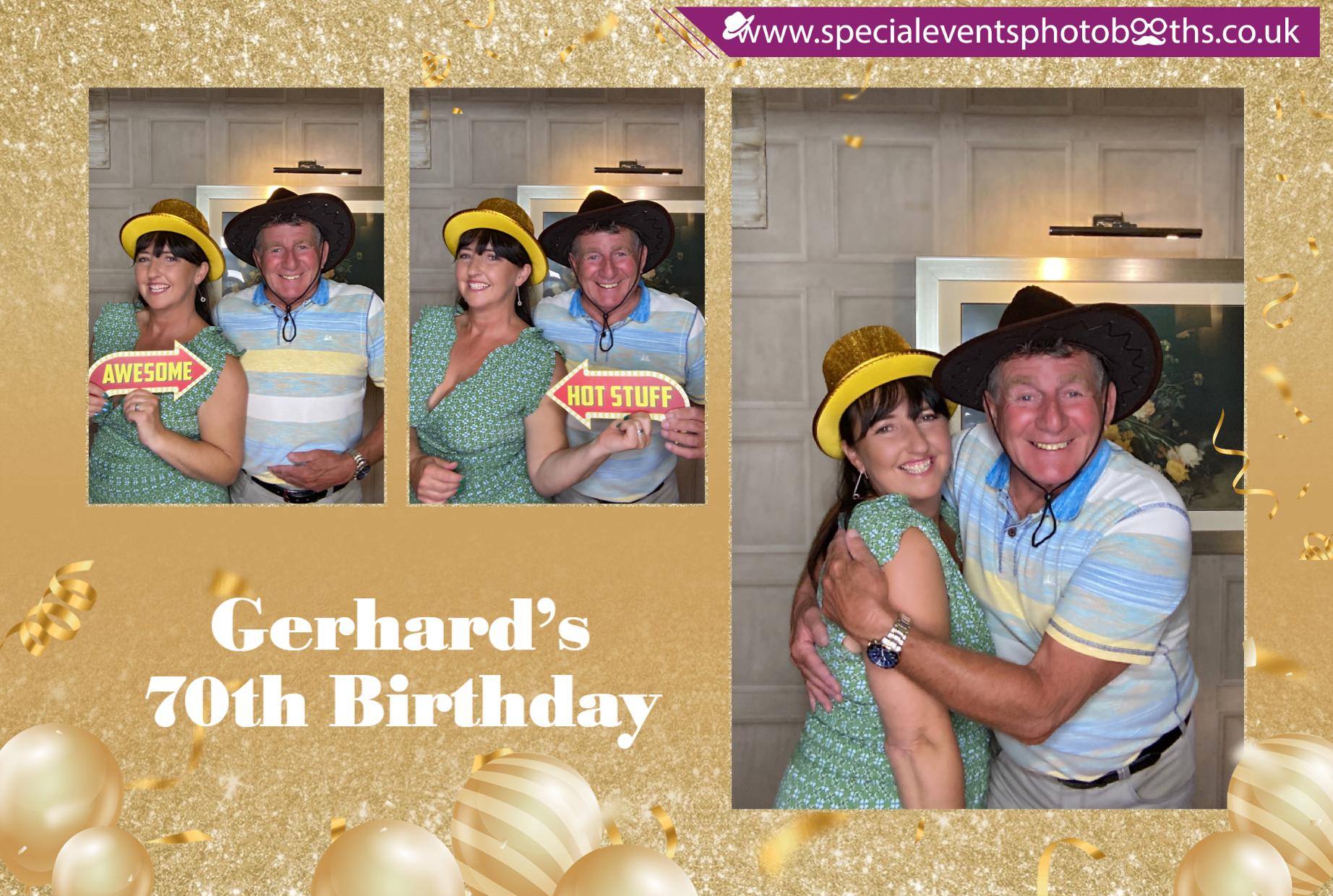 Gerhard’s 70th Birthday | View more photos from the event at my.specialeventsphotobooths.co.uk/u/SpecialEventsPhotoBooths/Gerhard’s-70th-Birthday