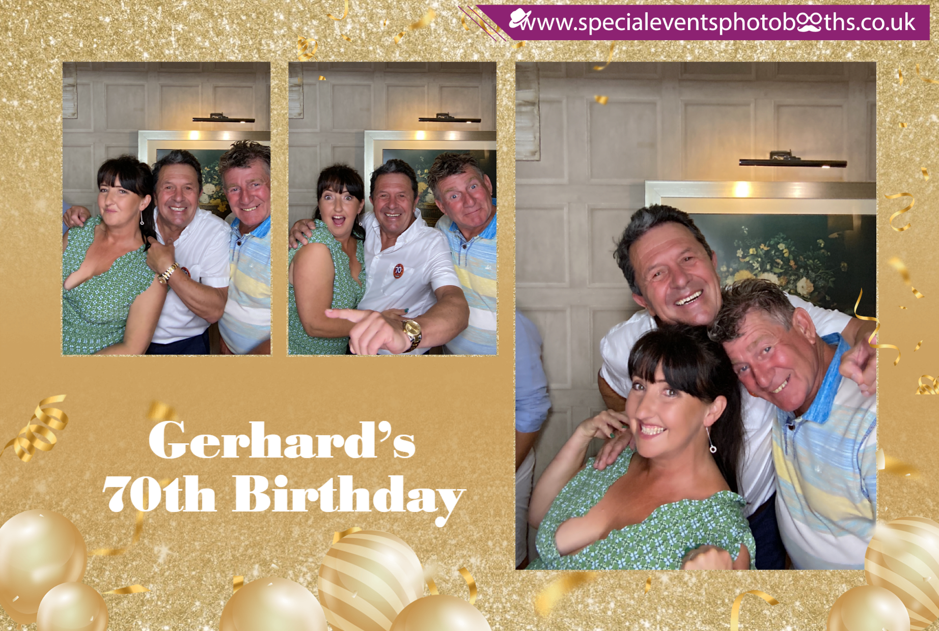 Gerhard’s 70th Birthday | View more photos from the event at my.specialeventsphotobooths.co.uk/u/SpecialEventsPhotoBooths/Gerhard’s-70th-Birthday