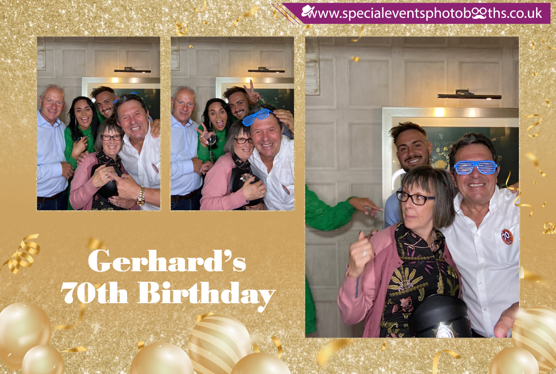 Gerhard’s 70th Birthday | View more photos from the event at my.specialeventsphotobooths.co.uk/u/SpecialEventsPhotoBooths/Gerhard’s-70th-Birthday
