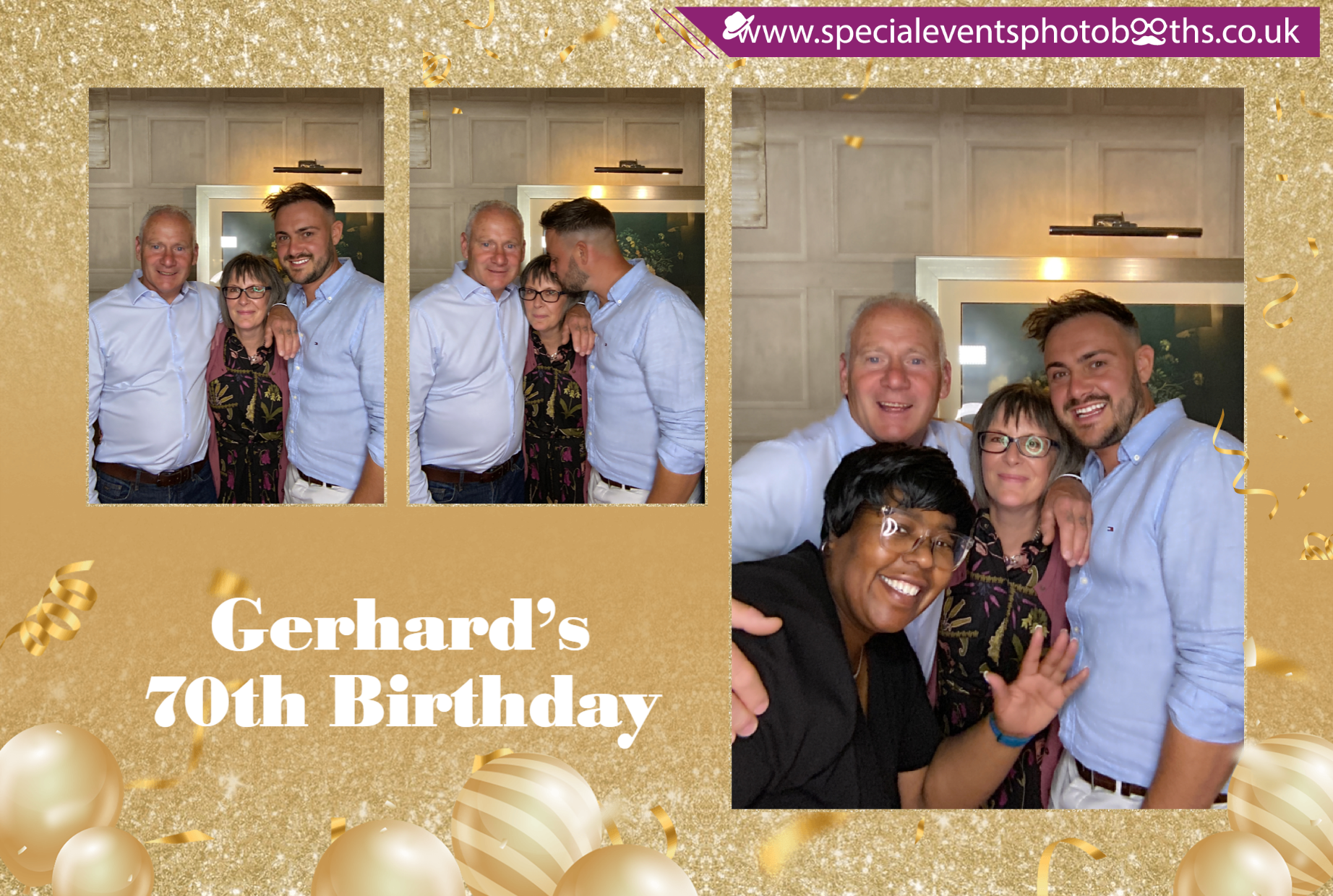 Gerhard’s 70th Birthday | View more photos from the event at my.specialeventsphotobooths.co.uk/u/SpecialEventsPhotoBooths/Gerhard’s-70th-Birthday