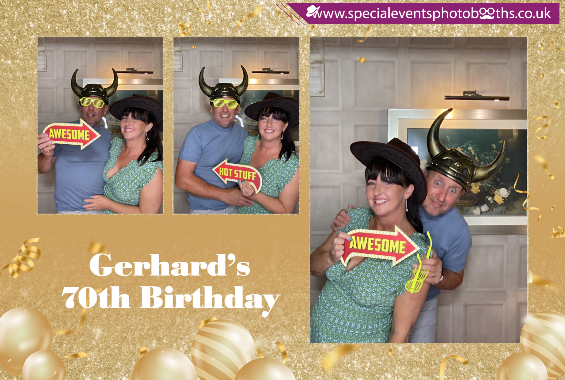 Gerhard’s 70th Birthday | View more photos from the event at my.specialeventsphotobooths.co.uk/u/SpecialEventsPhotoBooths/Gerhard’s-70th-Birthday