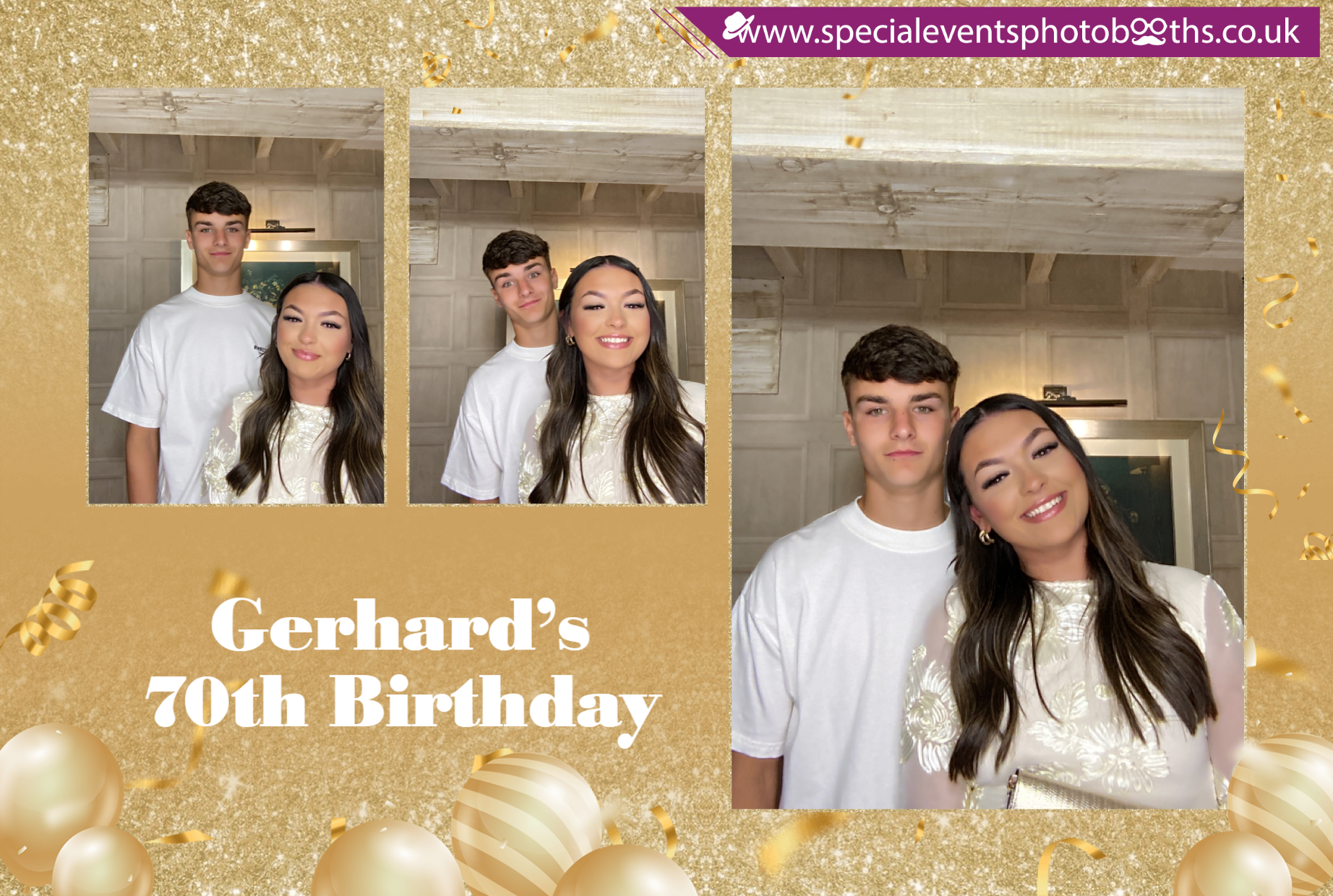 Gerhard’s 70th Birthday | View more photos from the event at my.specialeventsphotobooths.co.uk/u/SpecialEventsPhotoBooths/Gerhard’s-70th-Birthday