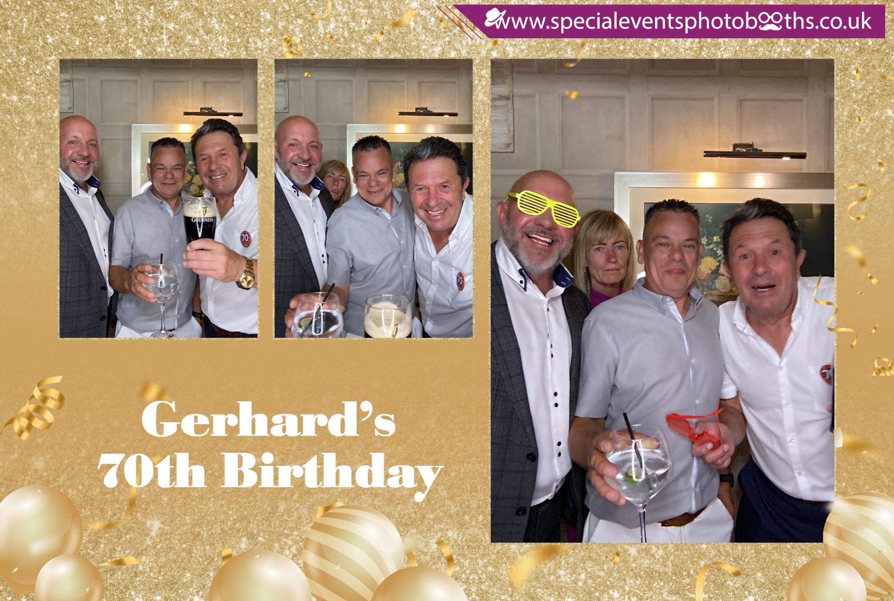 Gerhard’s 70th Birthday | View more photos from the event at my.specialeventsphotobooths.co.uk/u/SpecialEventsPhotoBooths/Gerhard’s-70th-Birthday