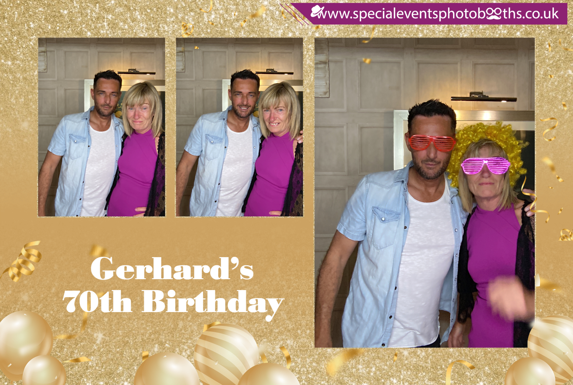 Gerhard’s 70th Birthday | View more photos from the event at my.specialeventsphotobooths.co.uk/u/SpecialEventsPhotoBooths/Gerhard’s-70th-Birthday