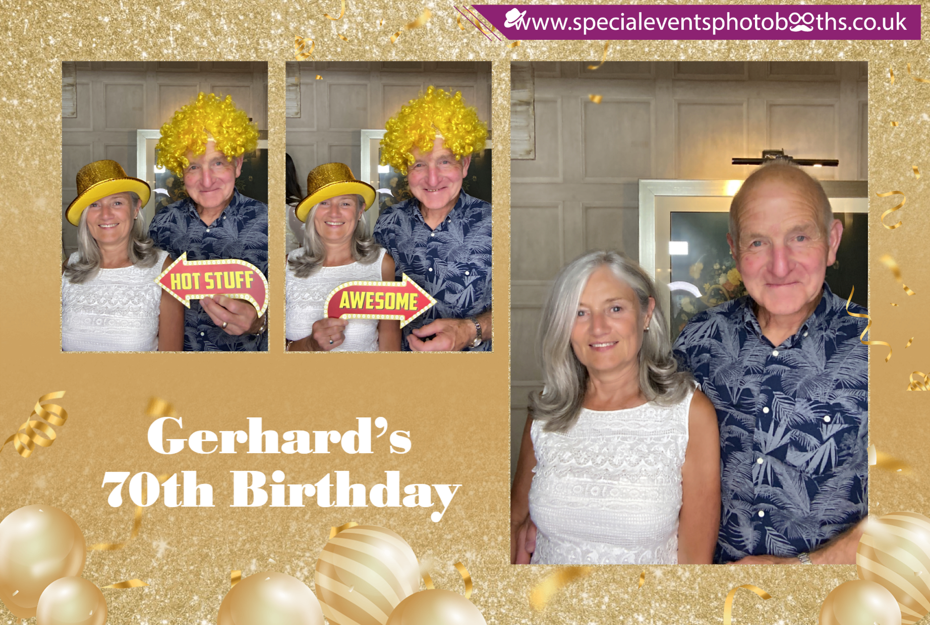 Gerhard’s 70th Birthday | View more photos from the event at my.specialeventsphotobooths.co.uk/u/SpecialEventsPhotoBooths/Gerhard’s-70th-Birthday