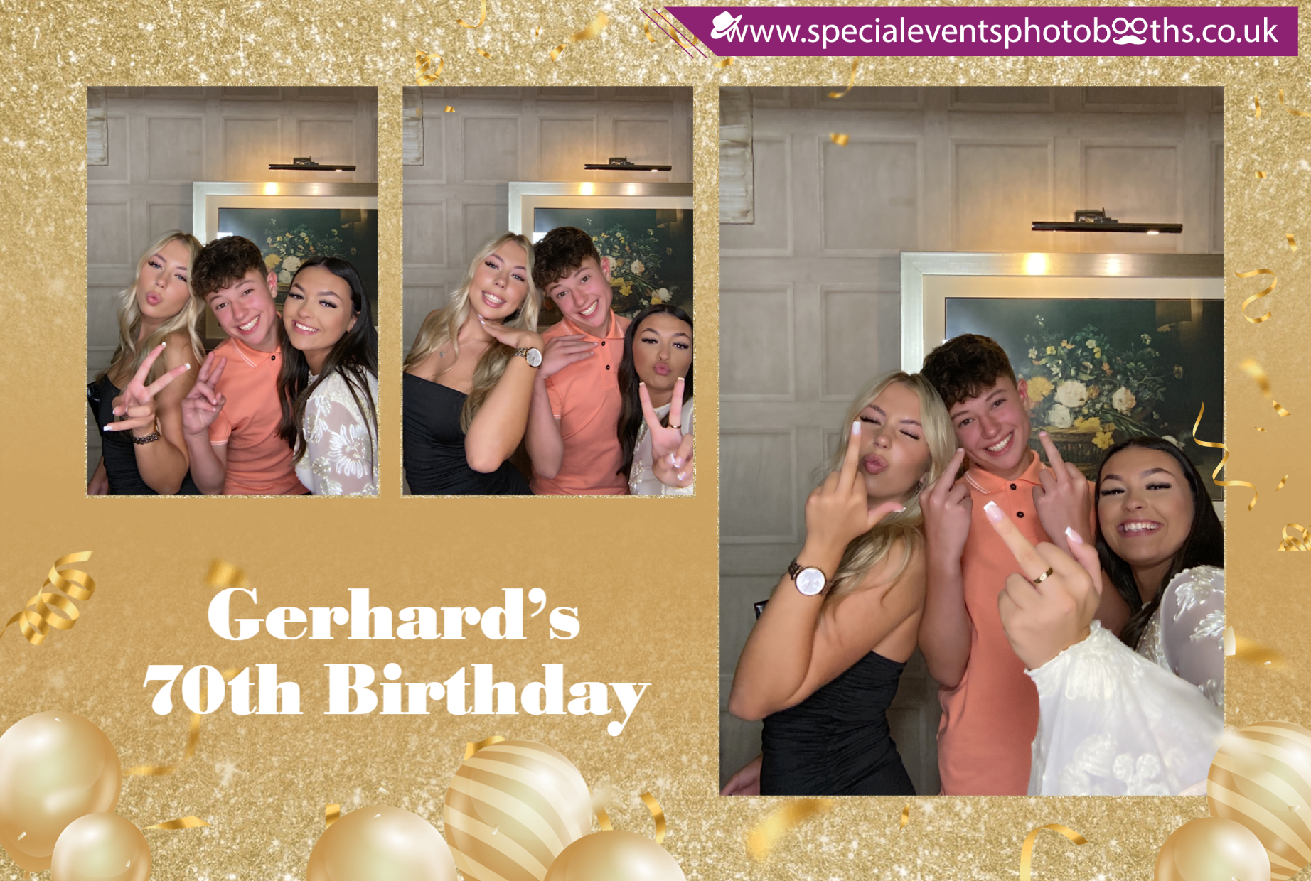 Gerhard’s 70th Birthday | View more photos from the event at my.specialeventsphotobooths.co.uk/u/SpecialEventsPhotoBooths/Gerhard’s-70th-Birthday