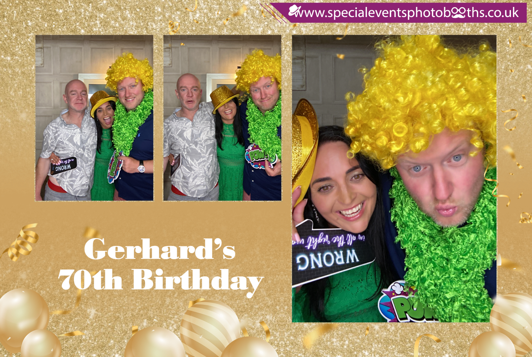 Gerhard’s 70th Birthday | View more photos from the event at my.specialeventsphotobooths.co.uk/u/SpecialEventsPhotoBooths/Gerhard’s-70th-Birthday