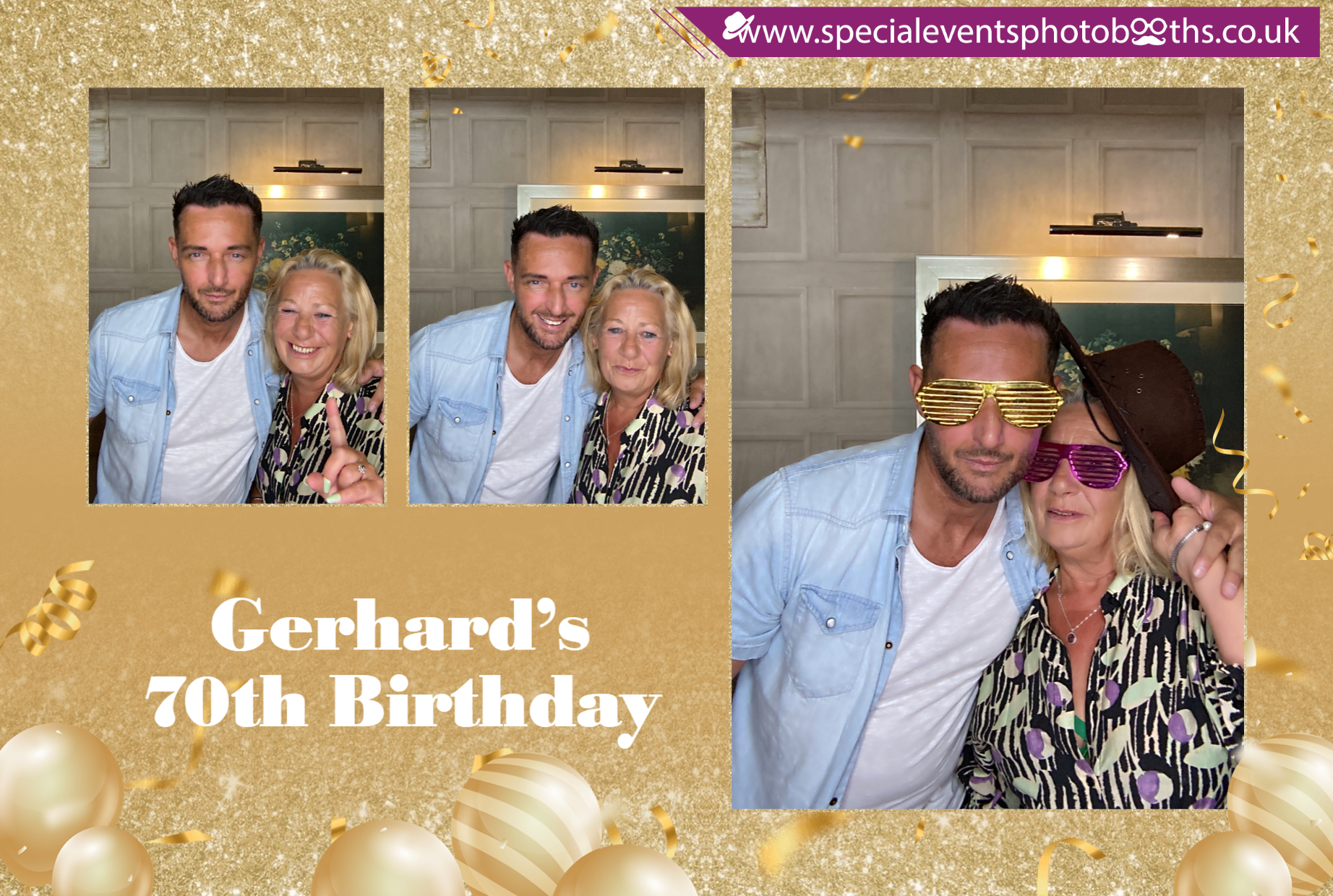 Gerhard’s 70th Birthday | View more photos from the event at my.specialeventsphotobooths.co.uk/u/SpecialEventsPhotoBooths/Gerhard’s-70th-Birthday