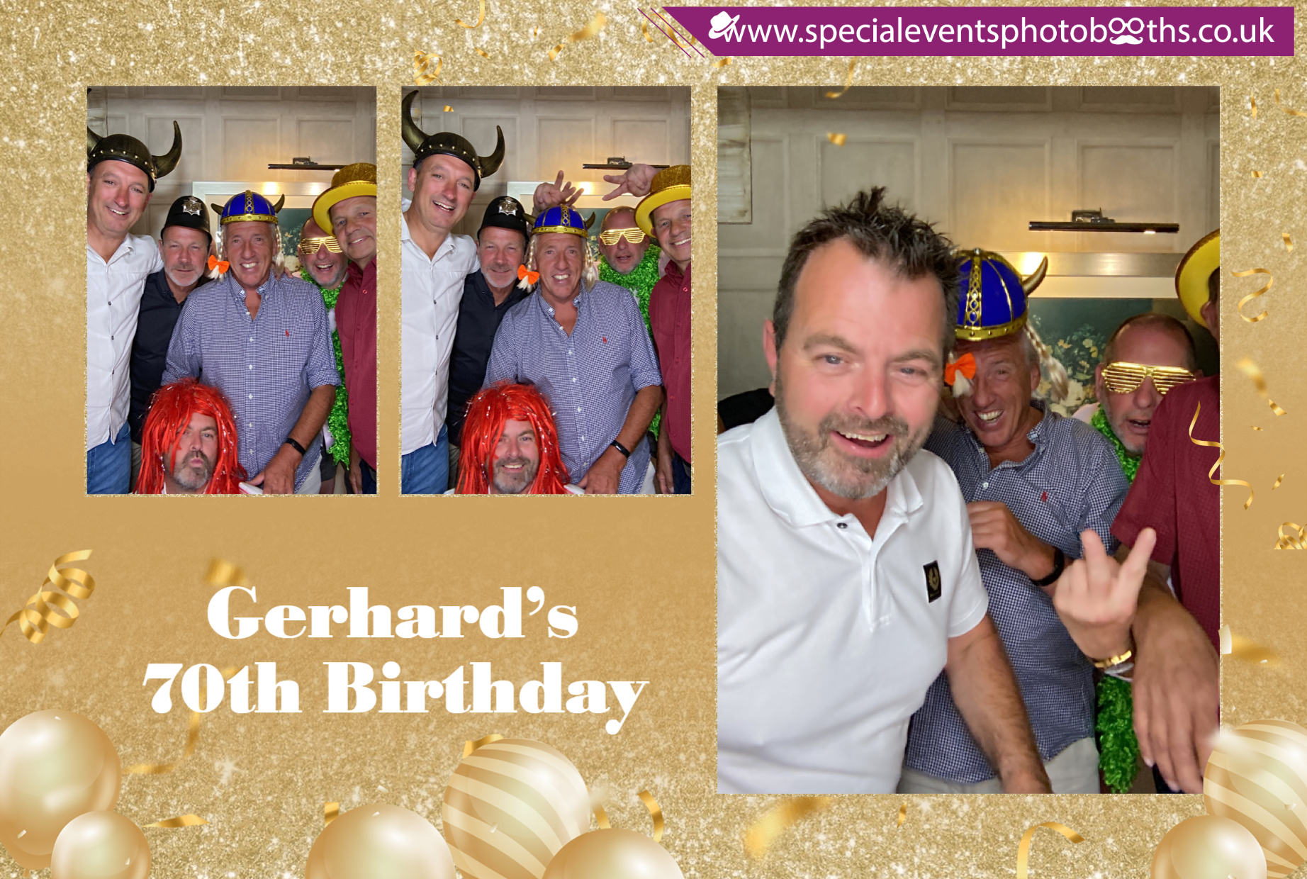 Gerhard’s 70th Birthday | View more photos from the event at my.specialeventsphotobooths.co.uk/u/SpecialEventsPhotoBooths/Gerhard’s-70th-Birthday