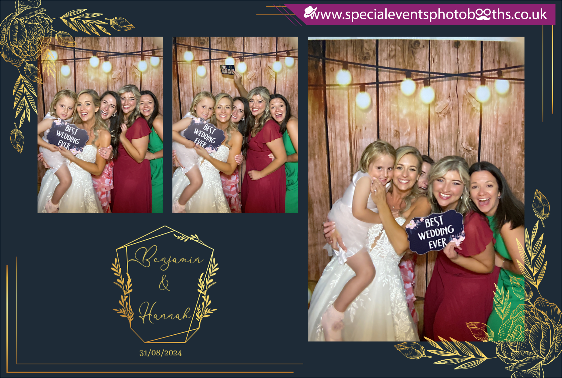 Hannah & Ben's Wedding | View more photos from the event at my.specialeventsphotobooths.co.uk/u/SpecialEventsPhotoBooths/Hannah-Bens-Wedding
